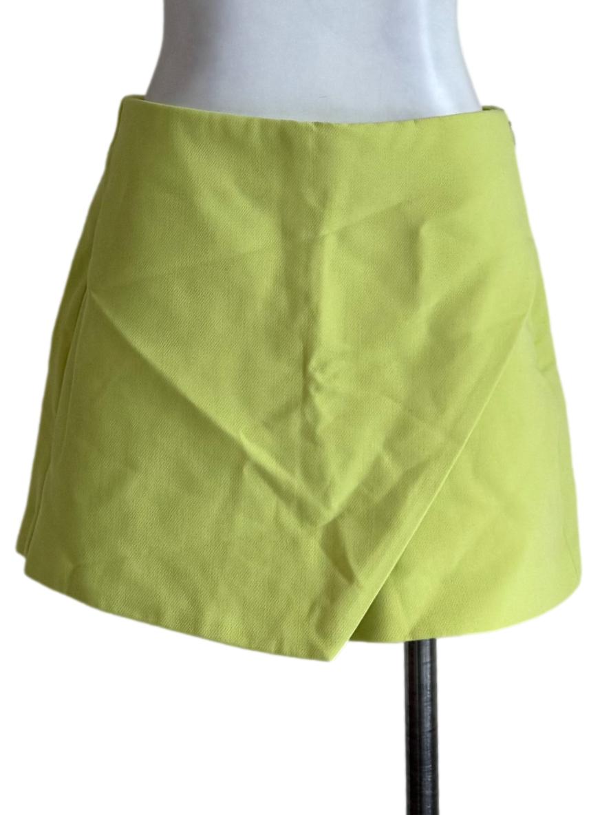 Neon Green Mini Skort