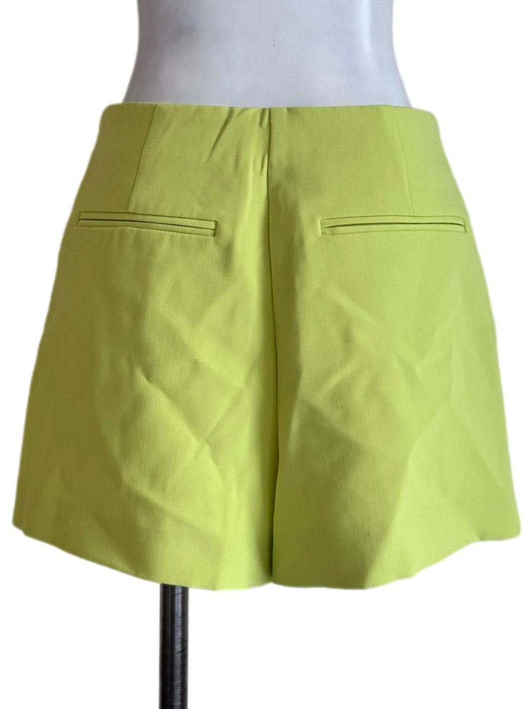Neon Green Mini Skort