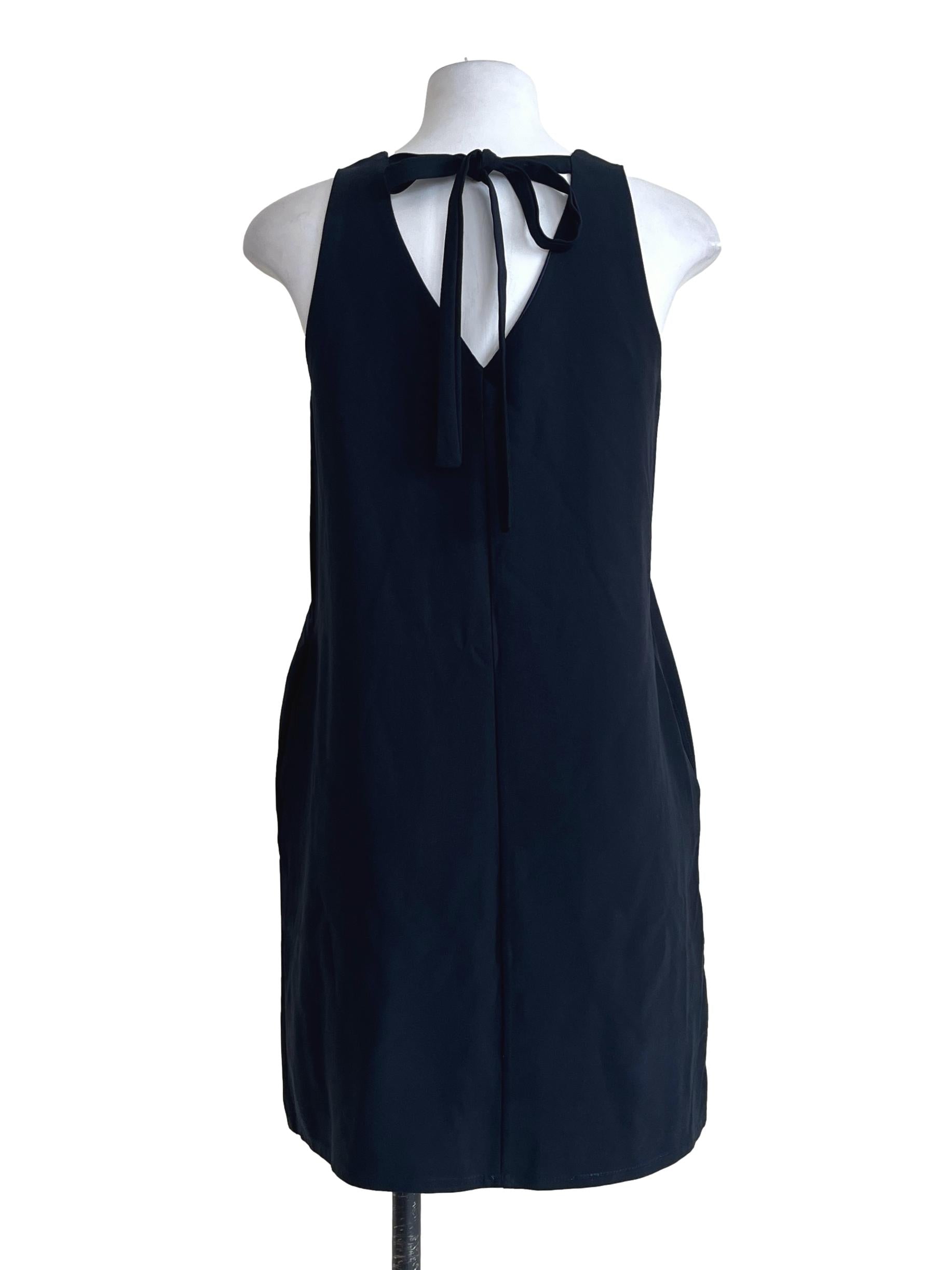 Denim Blue Halter Sleeveless Slip Dress TEM