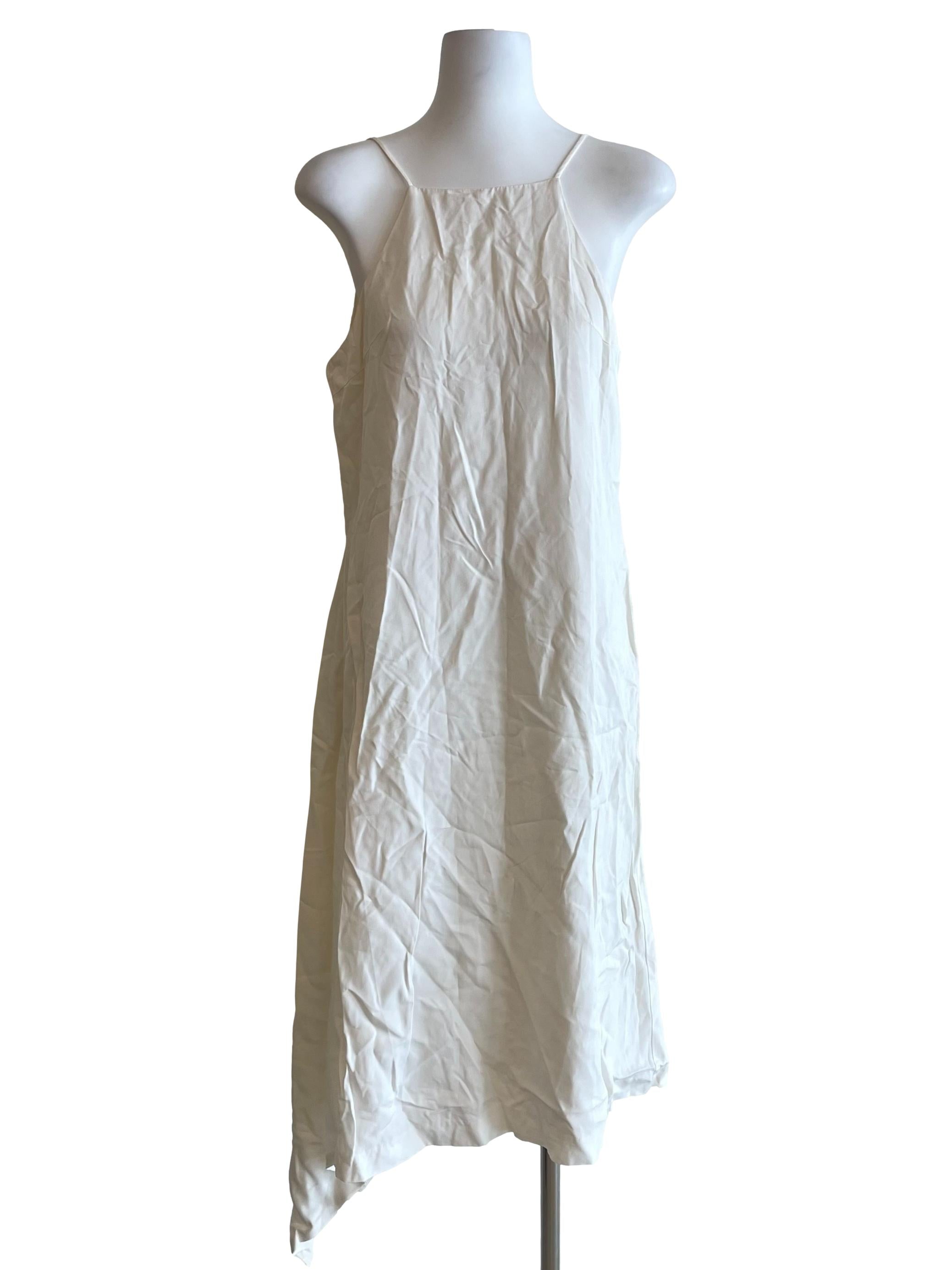White Halter Cami Dress
