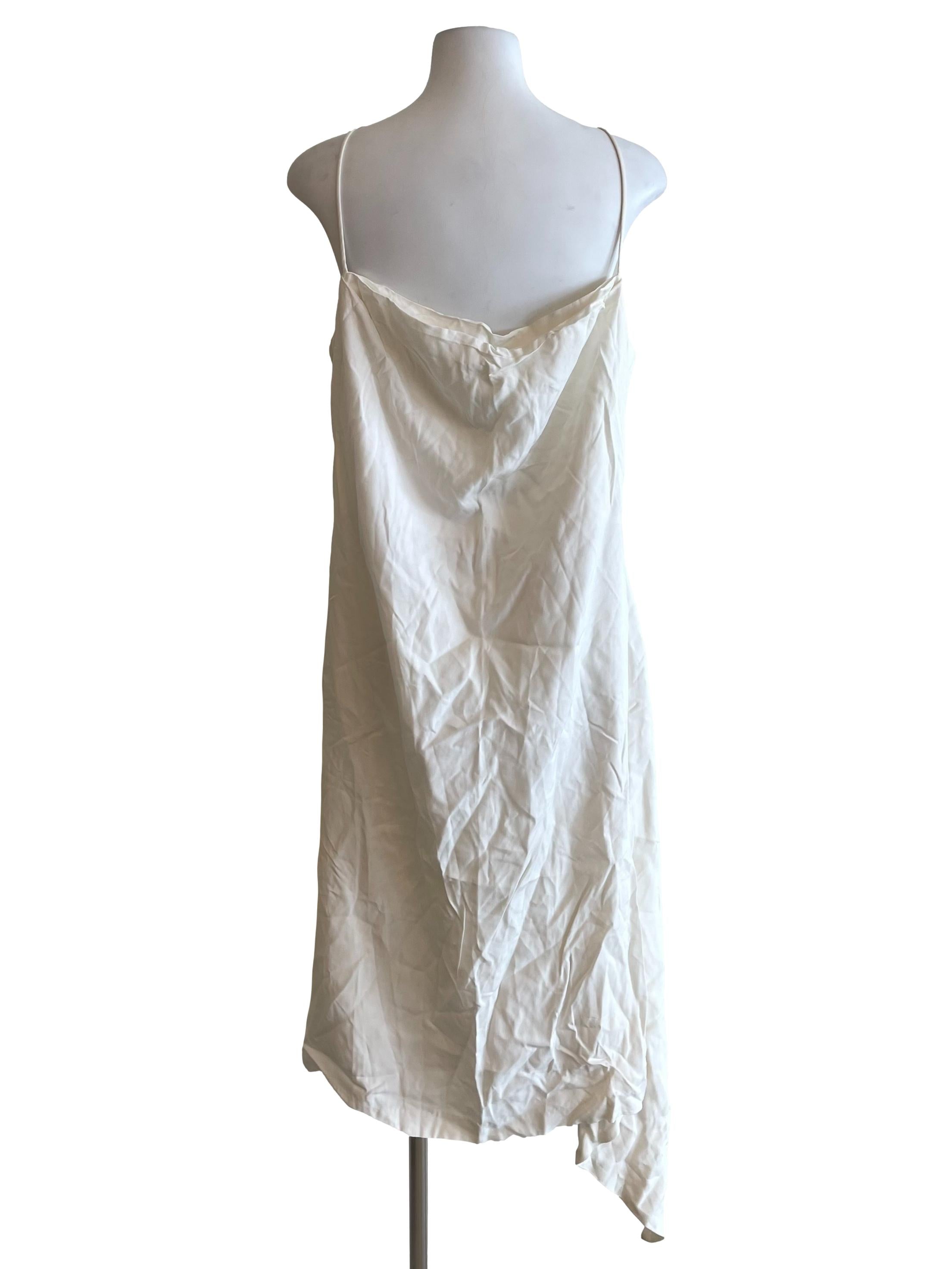 White Halter Cami Dress