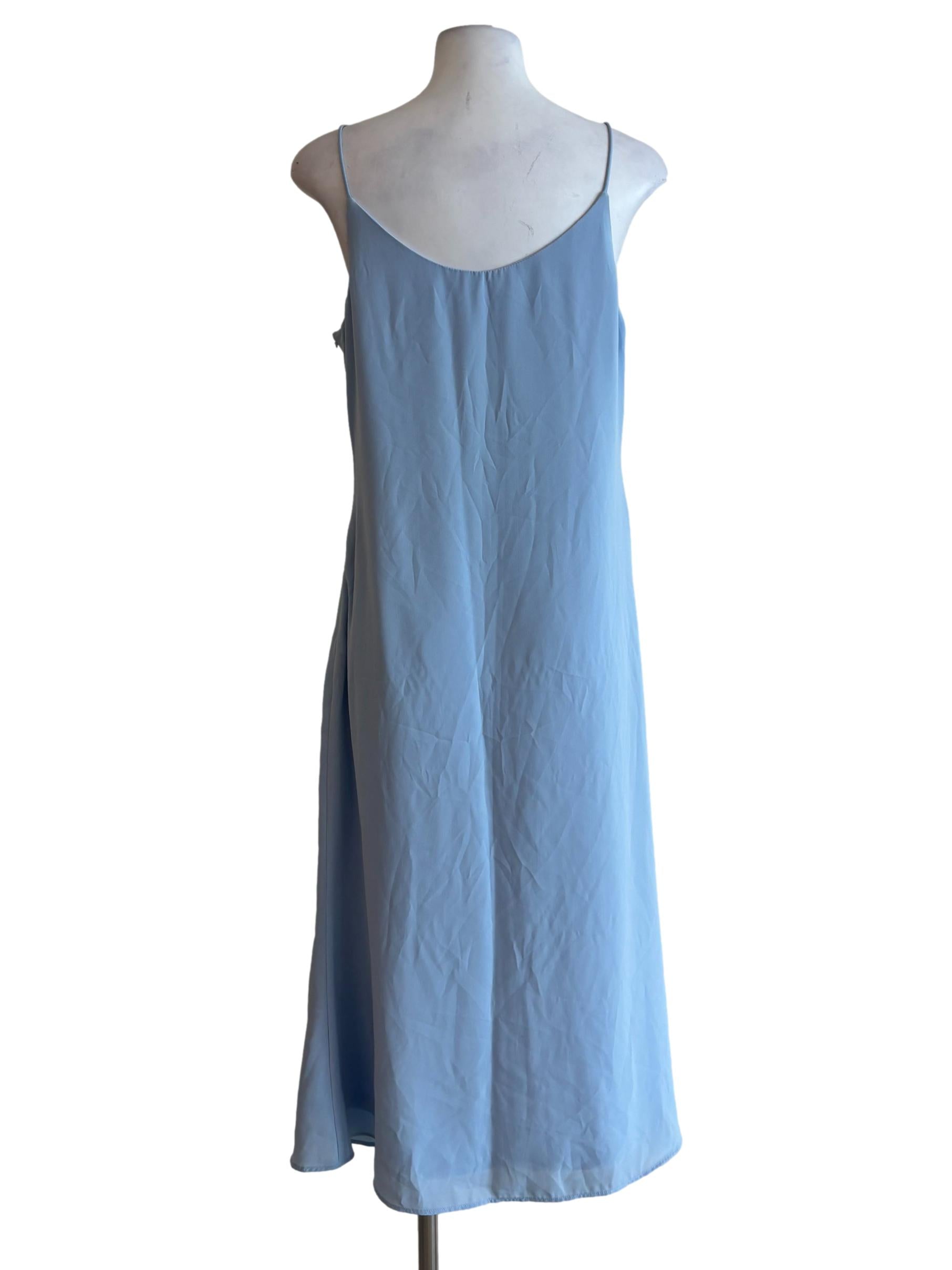Sky Blue Spaghetti Strap Dress
