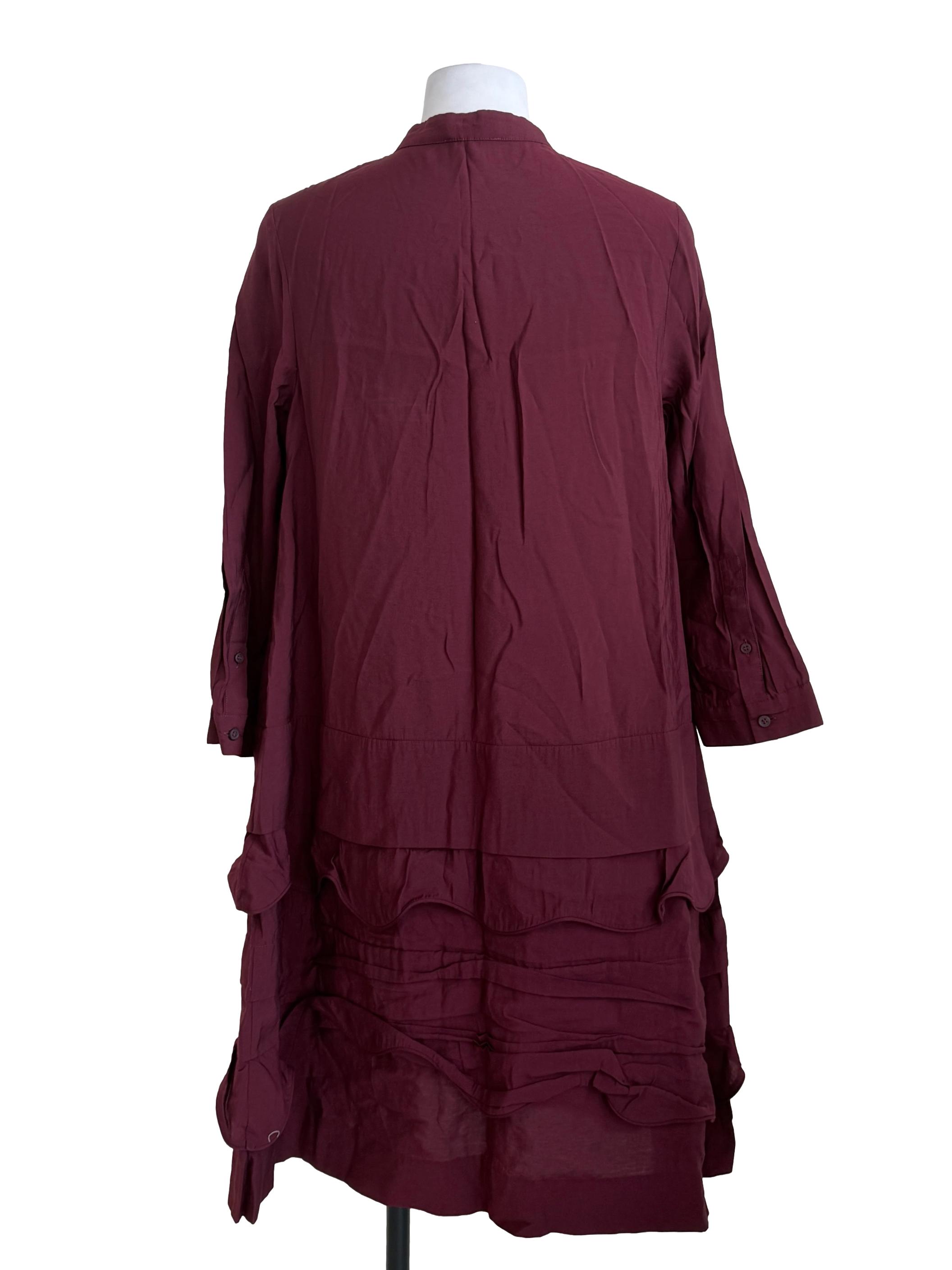 Cherry Red Long Sleeves Dress