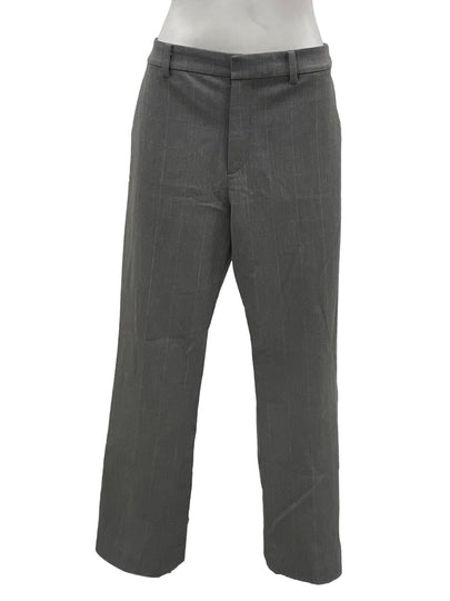 Grey Checkered Grid Suit Pants