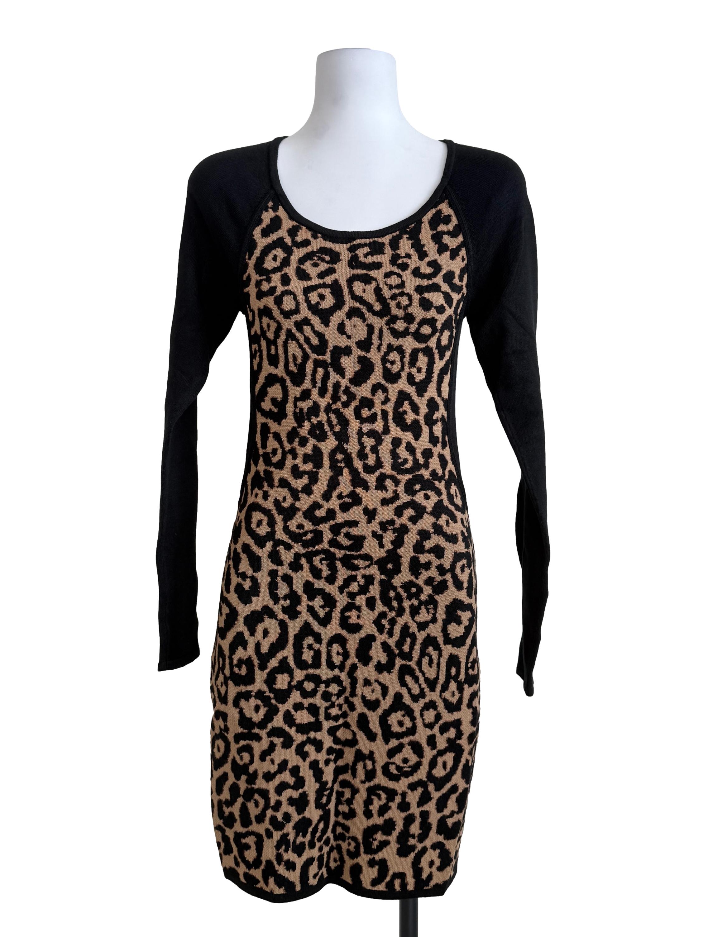 Dijon Yellow Leopard Dress