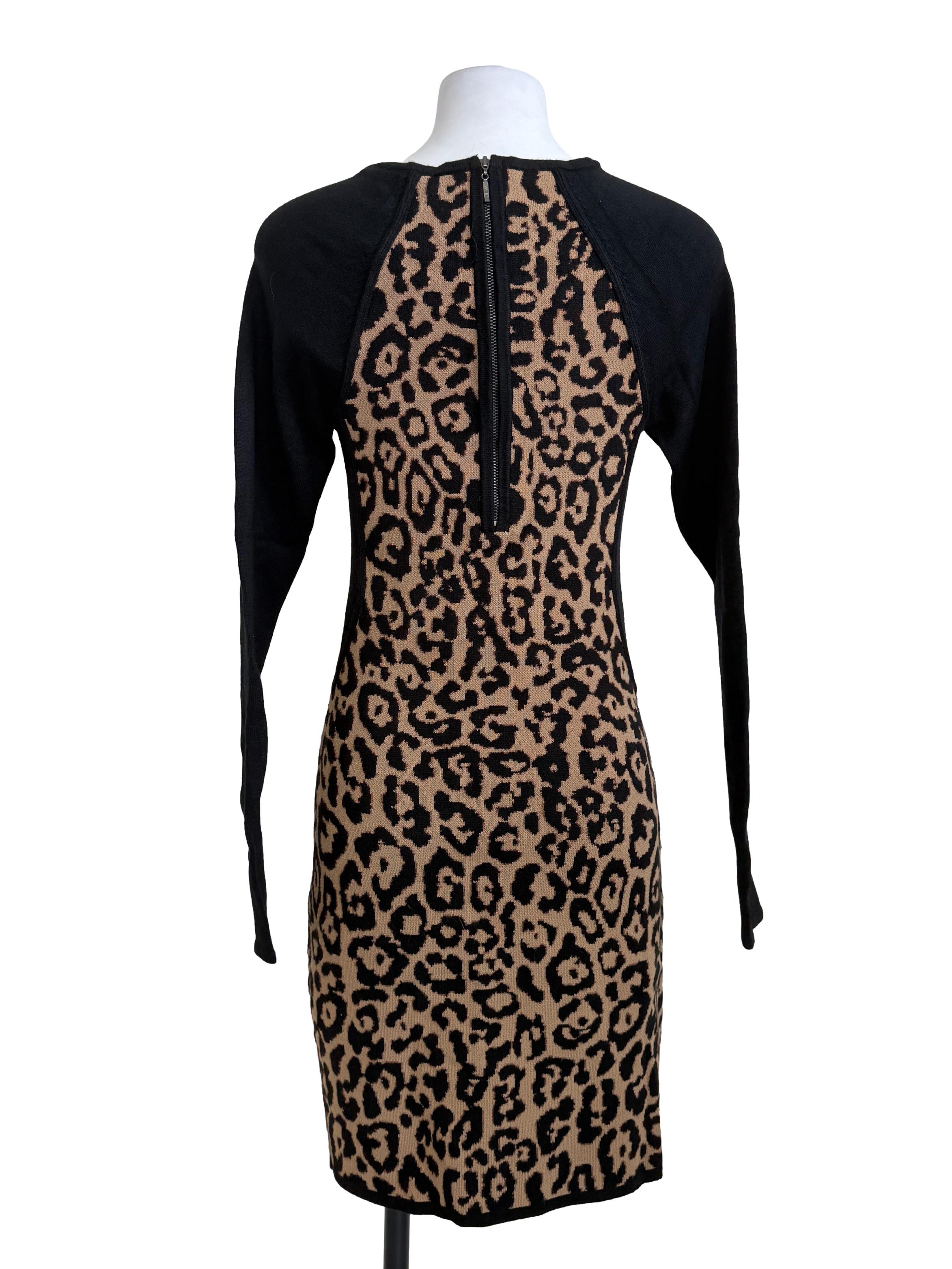 Dijon Yellow Leopard Dress
