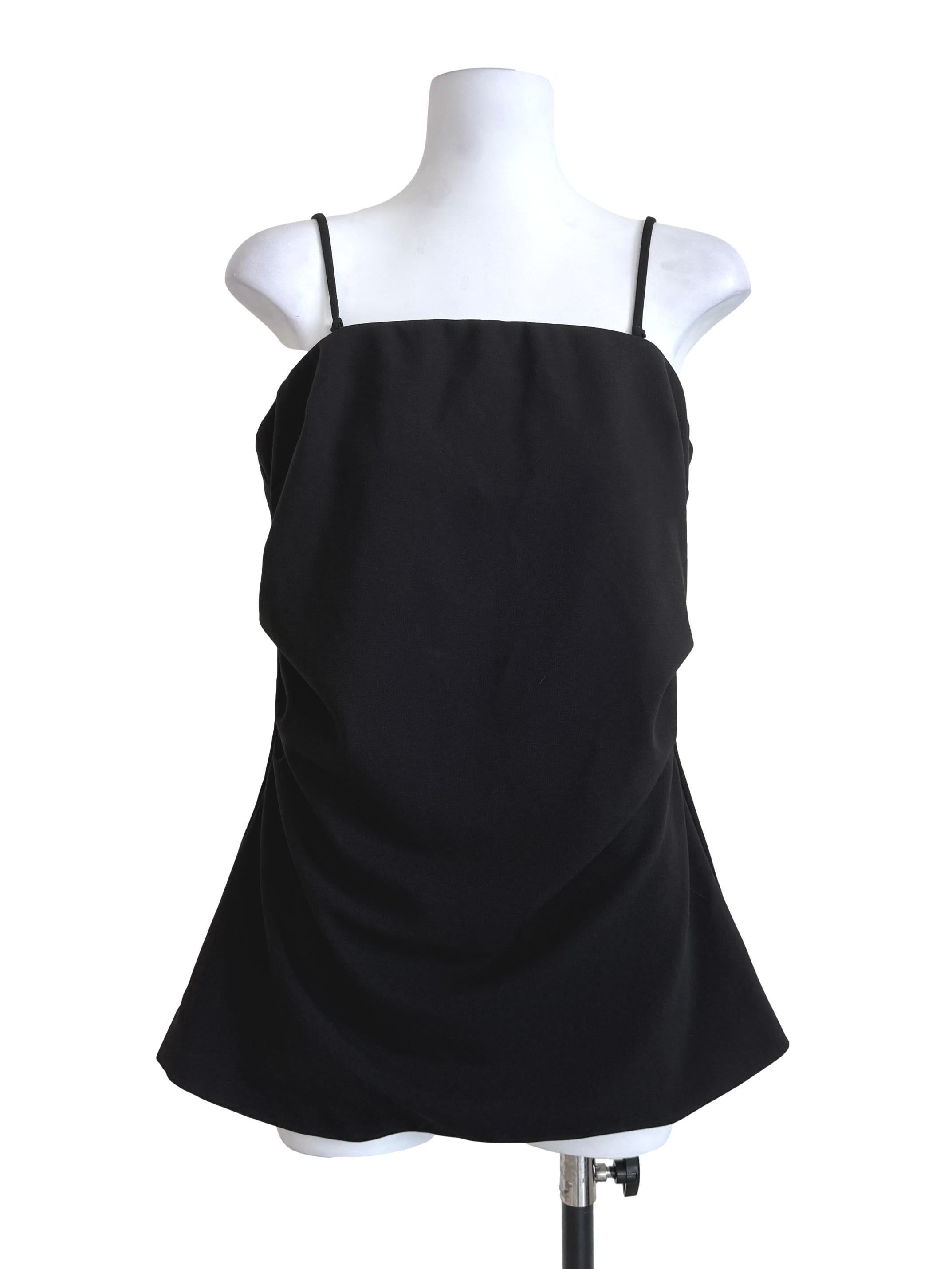 Black Spaghetti Strap Top GA