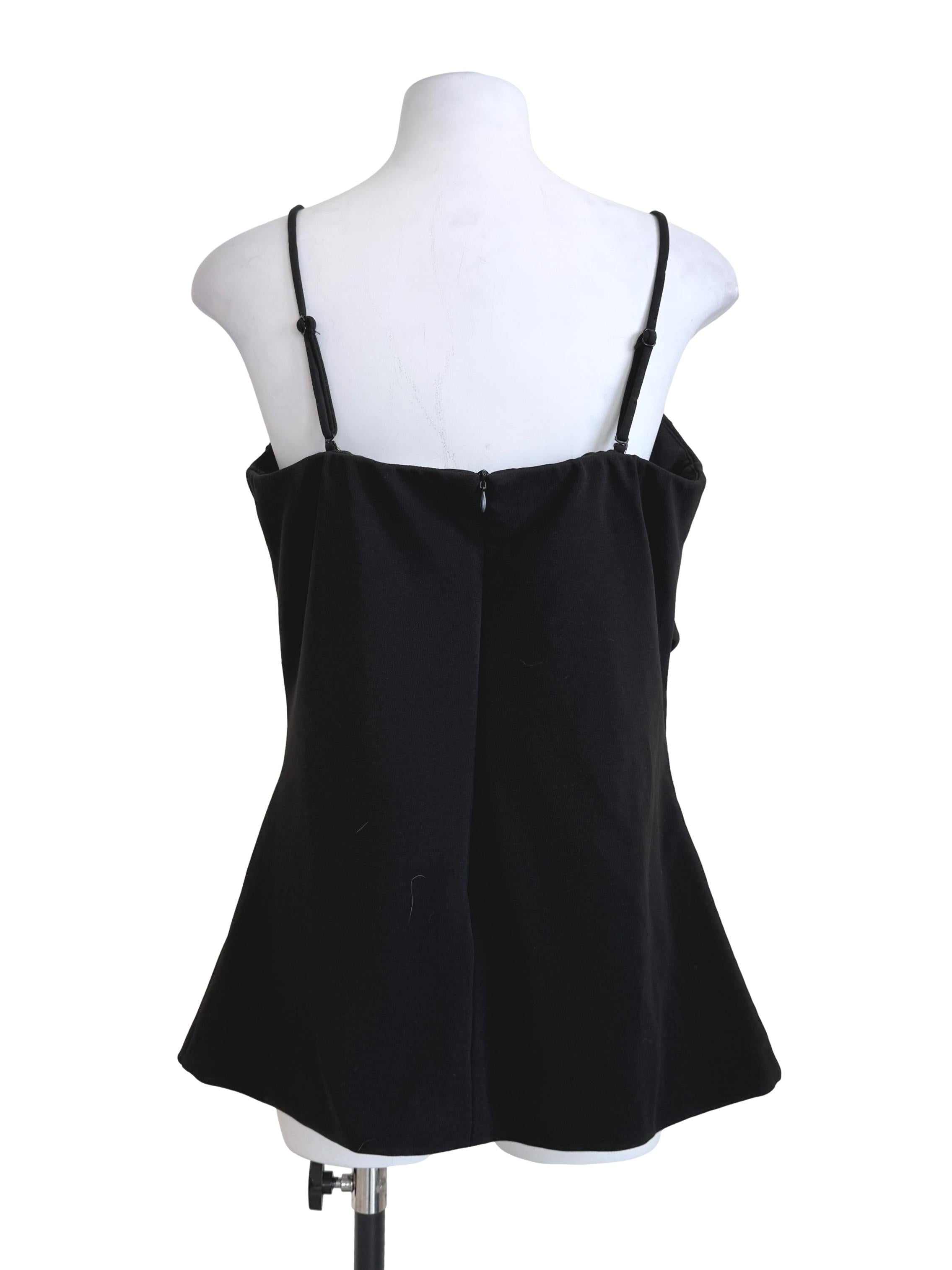 Black Spaghetti Strap Top GA