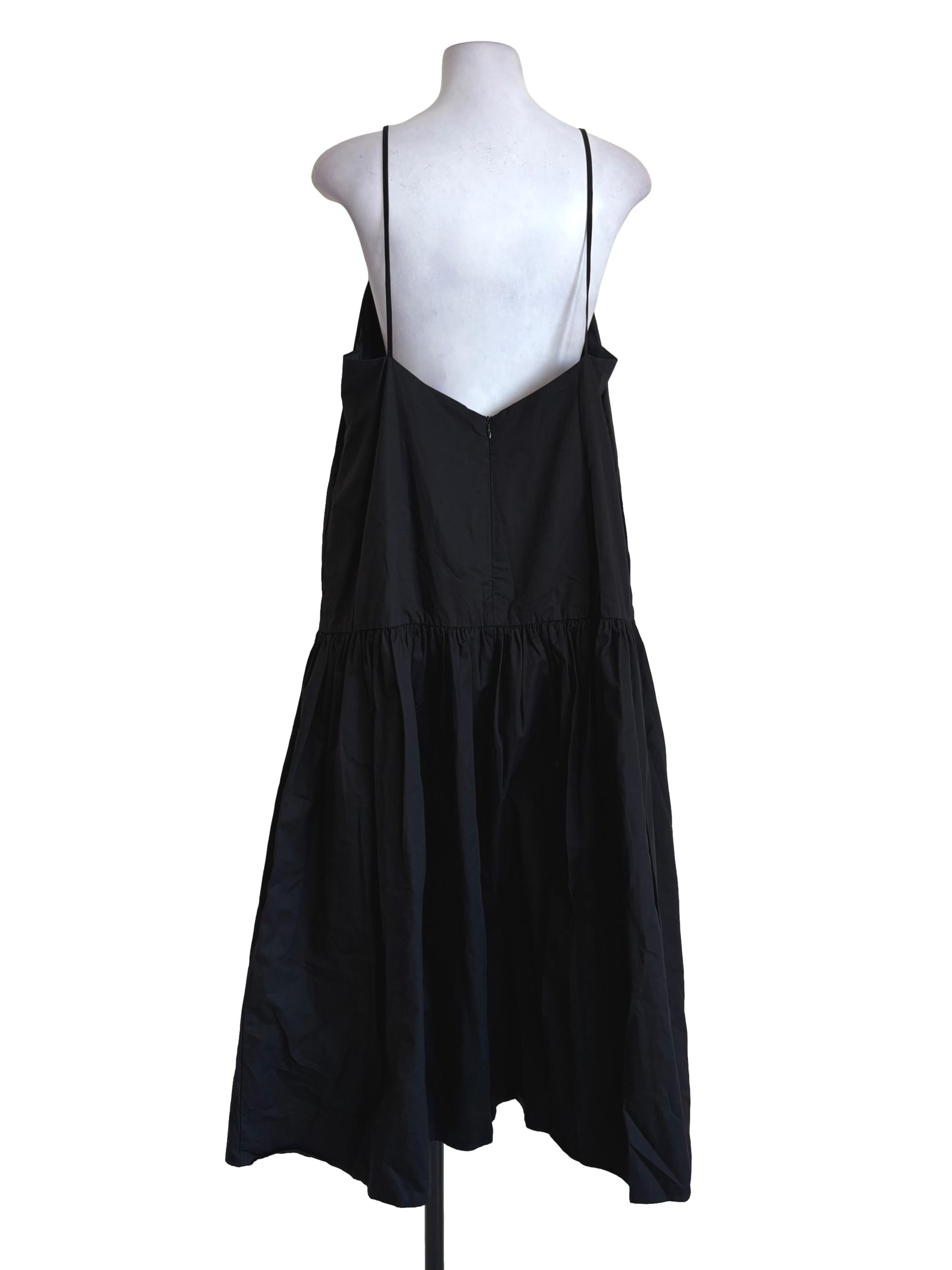 V-Back Cotton Dress OSN