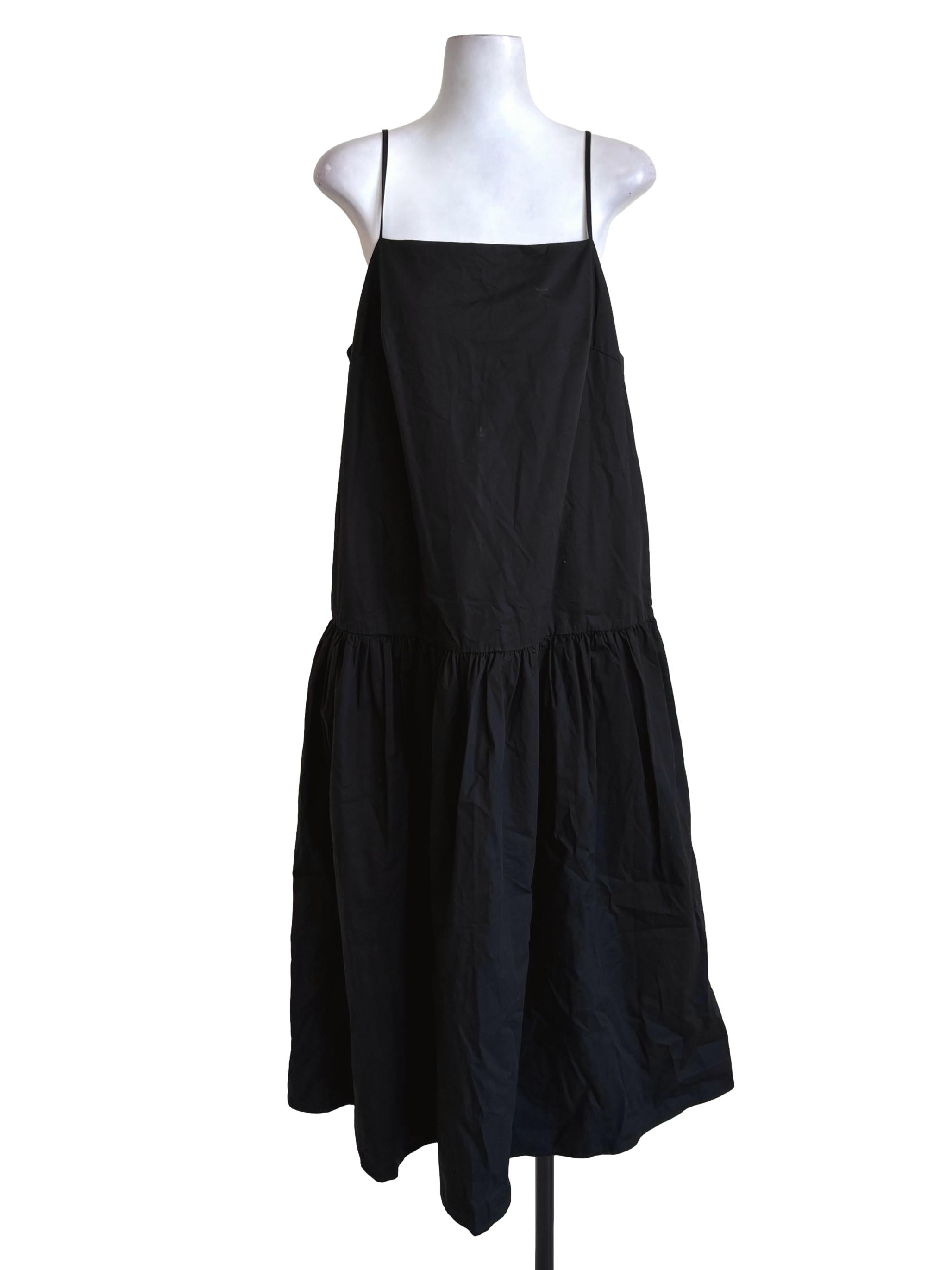 V-Back Cotton Dress OSN