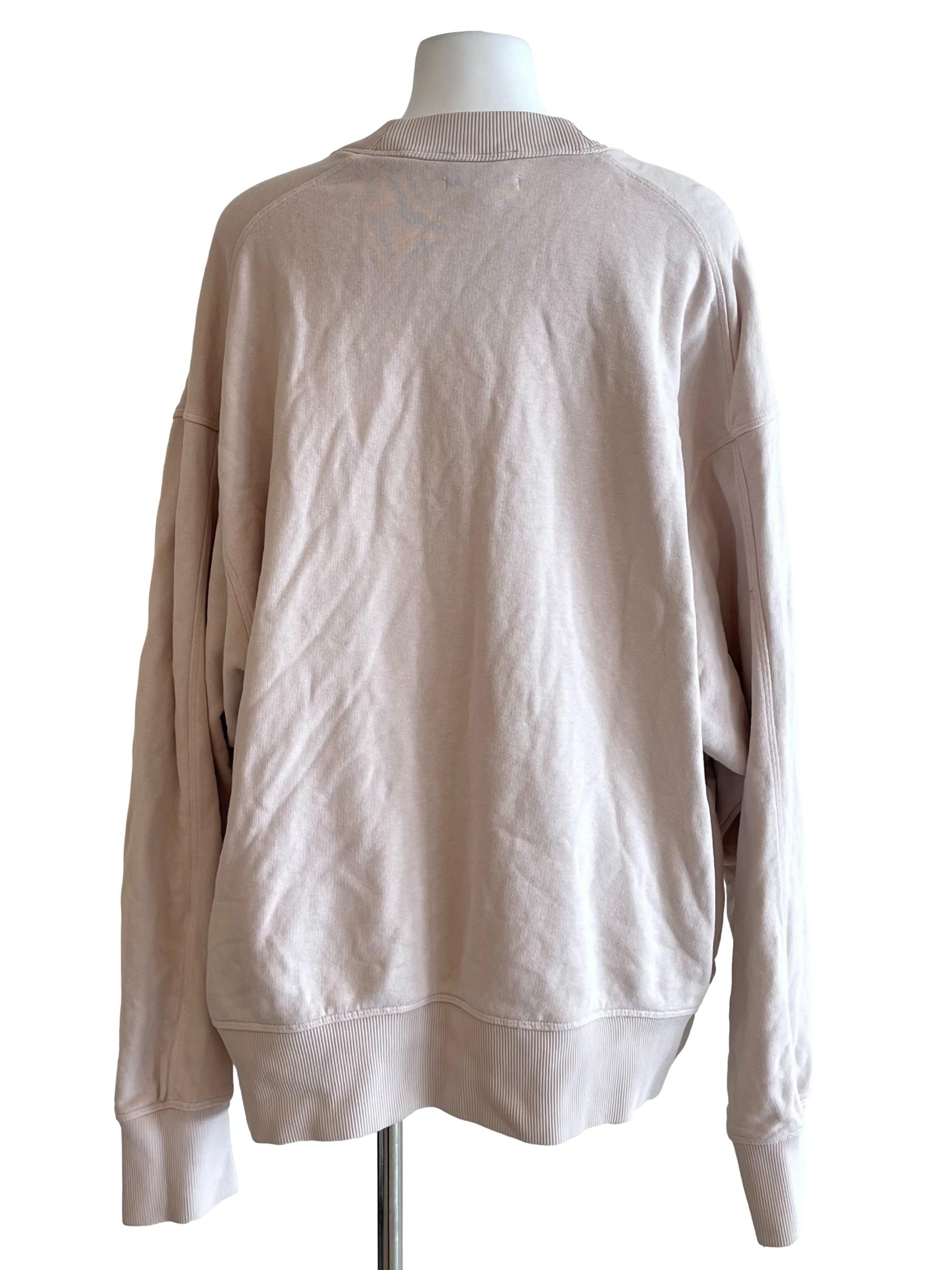 Rice White Oversized Sweater