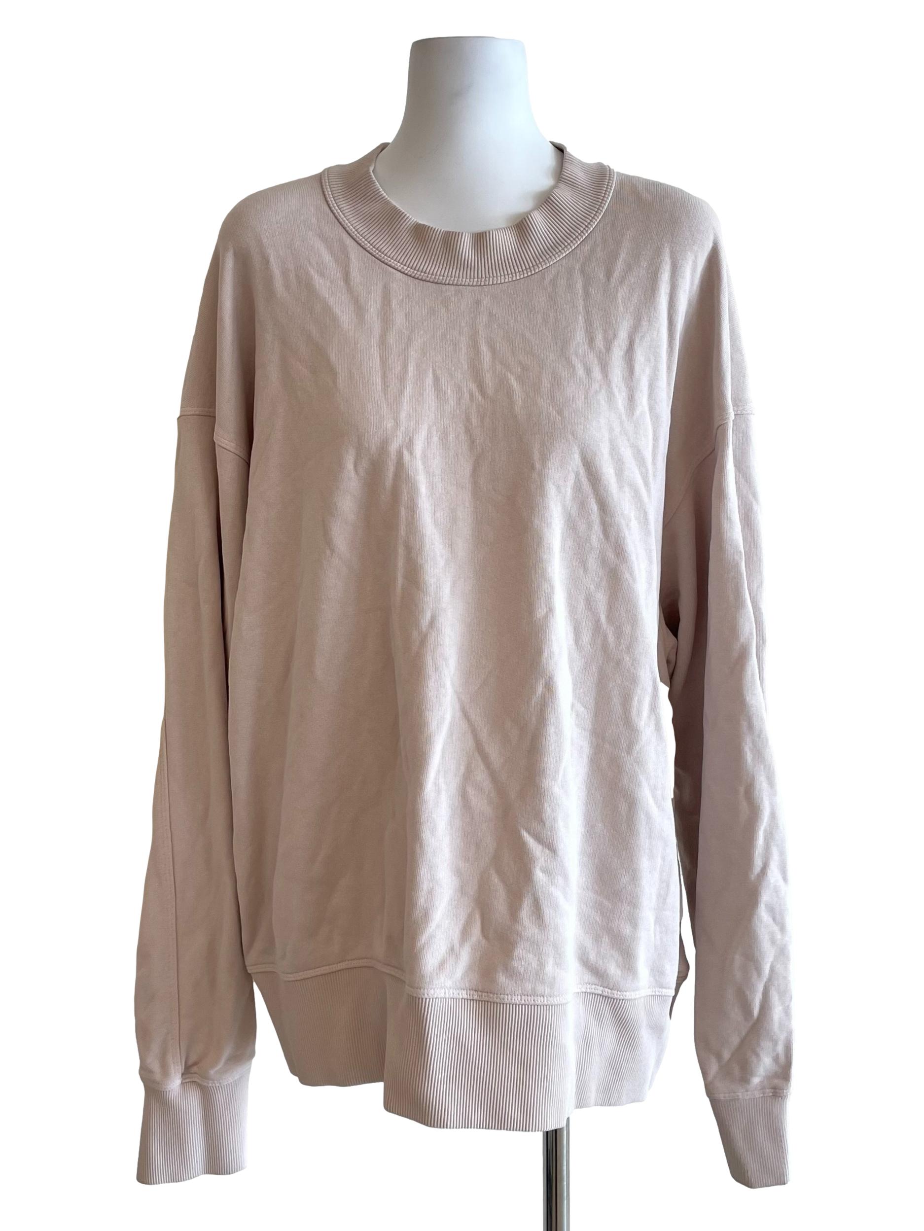 Rice White Oversized Sweater