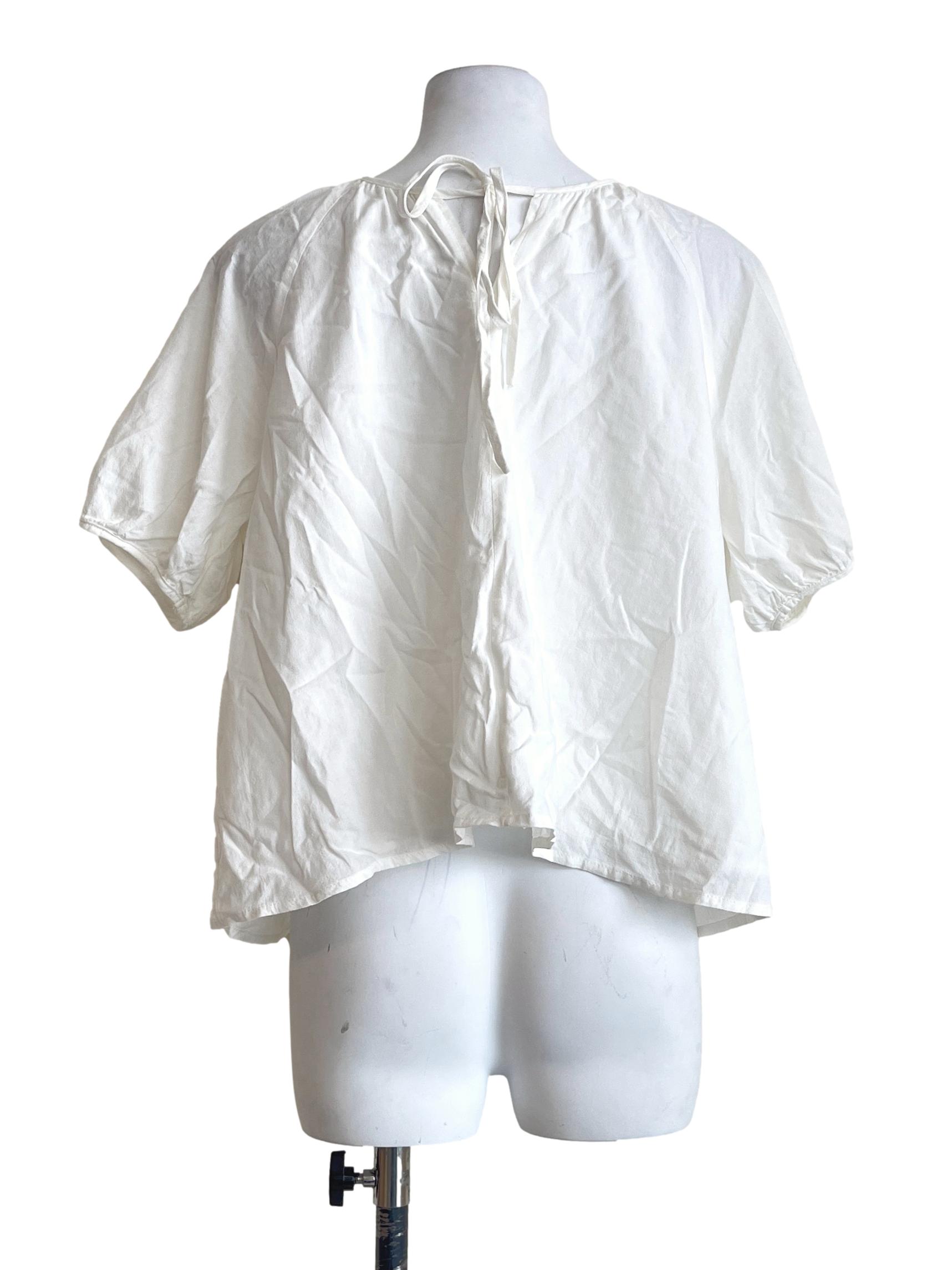 Daisy White Halter Short Sleeveless Top