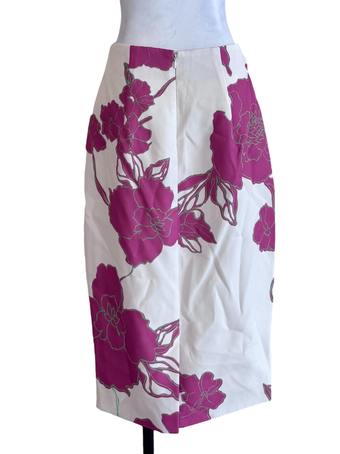Magenta Pink Floral Laced Dress LB