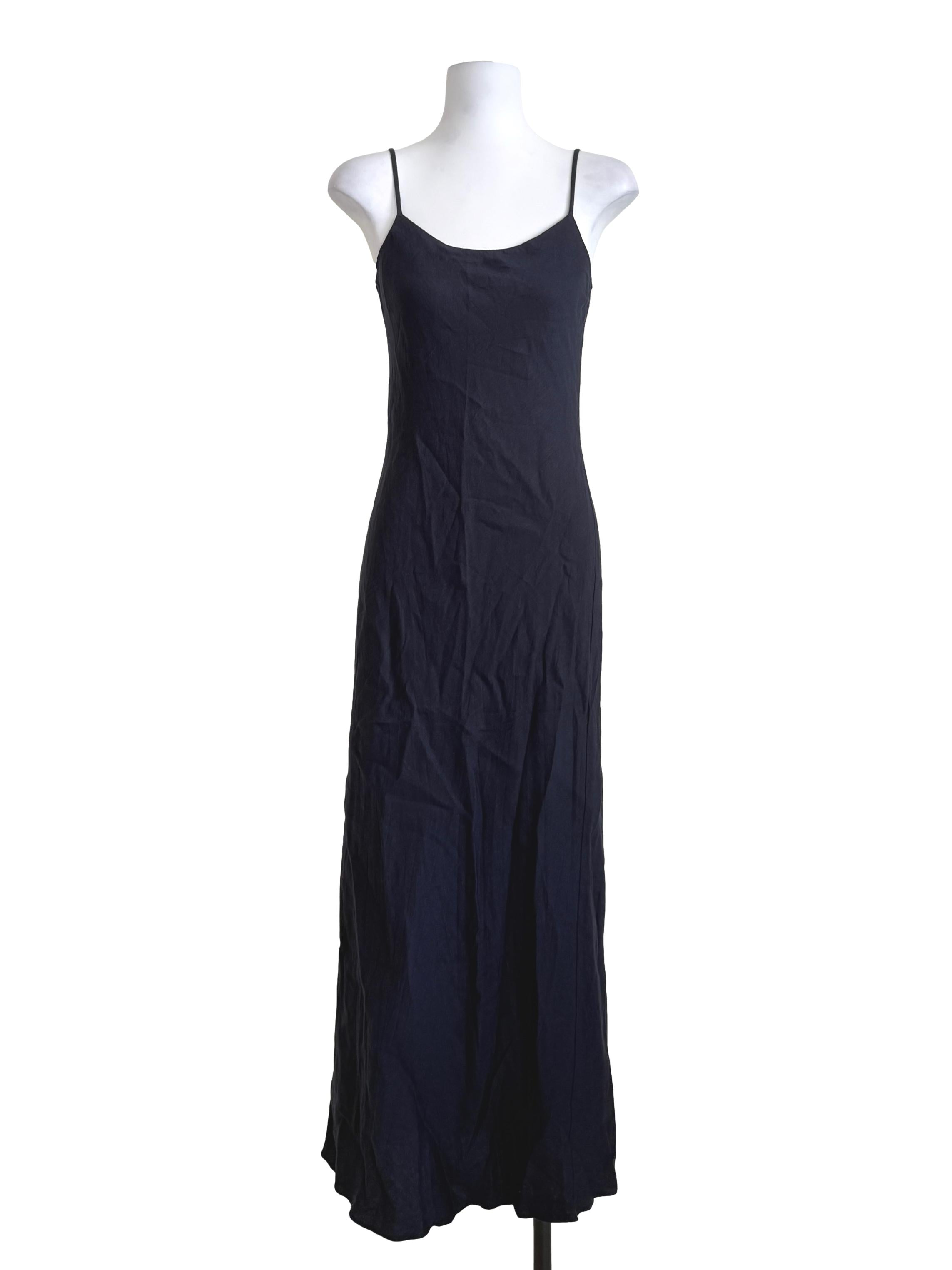 Navy Blue Slip Dress
