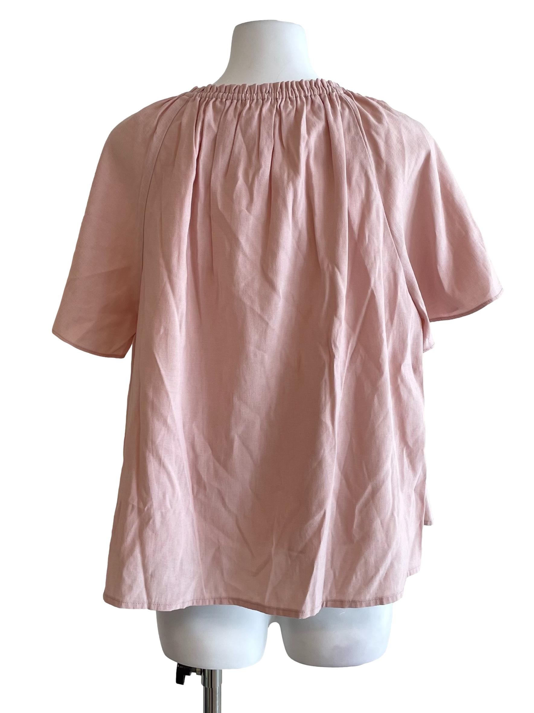 Flamingo Peasant Top OSN