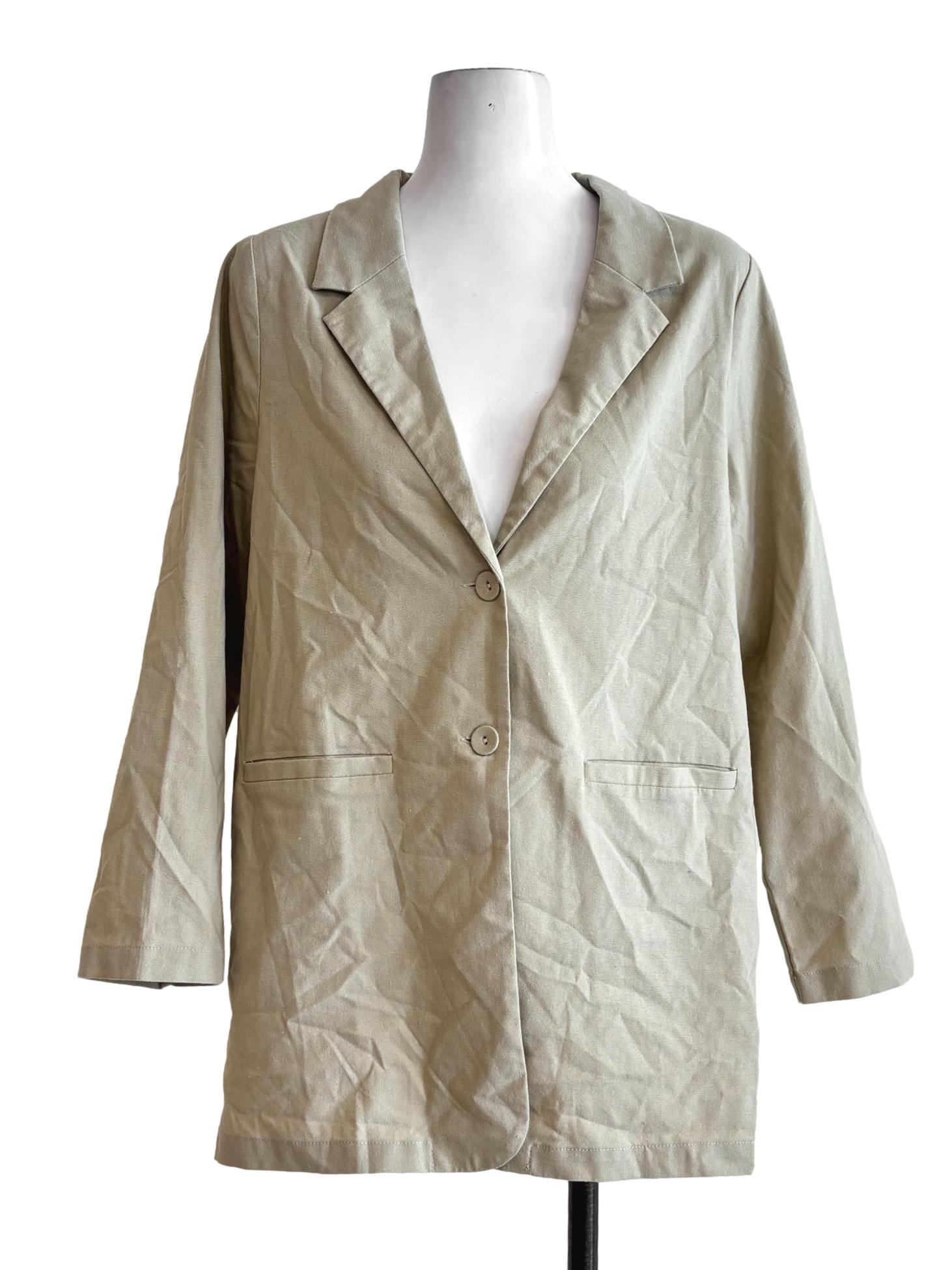 Merino White Cotton Jacket