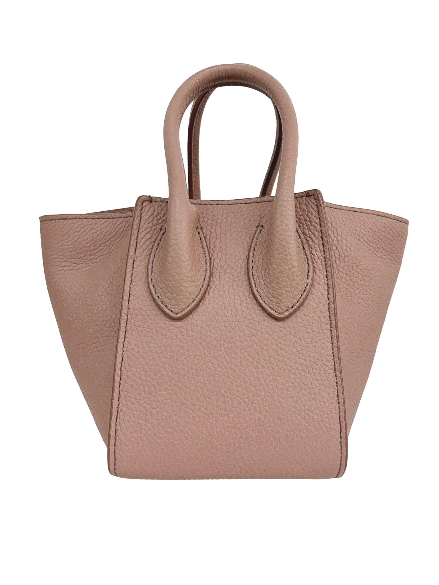 Pink Mini Zip Top Crossbody Bag