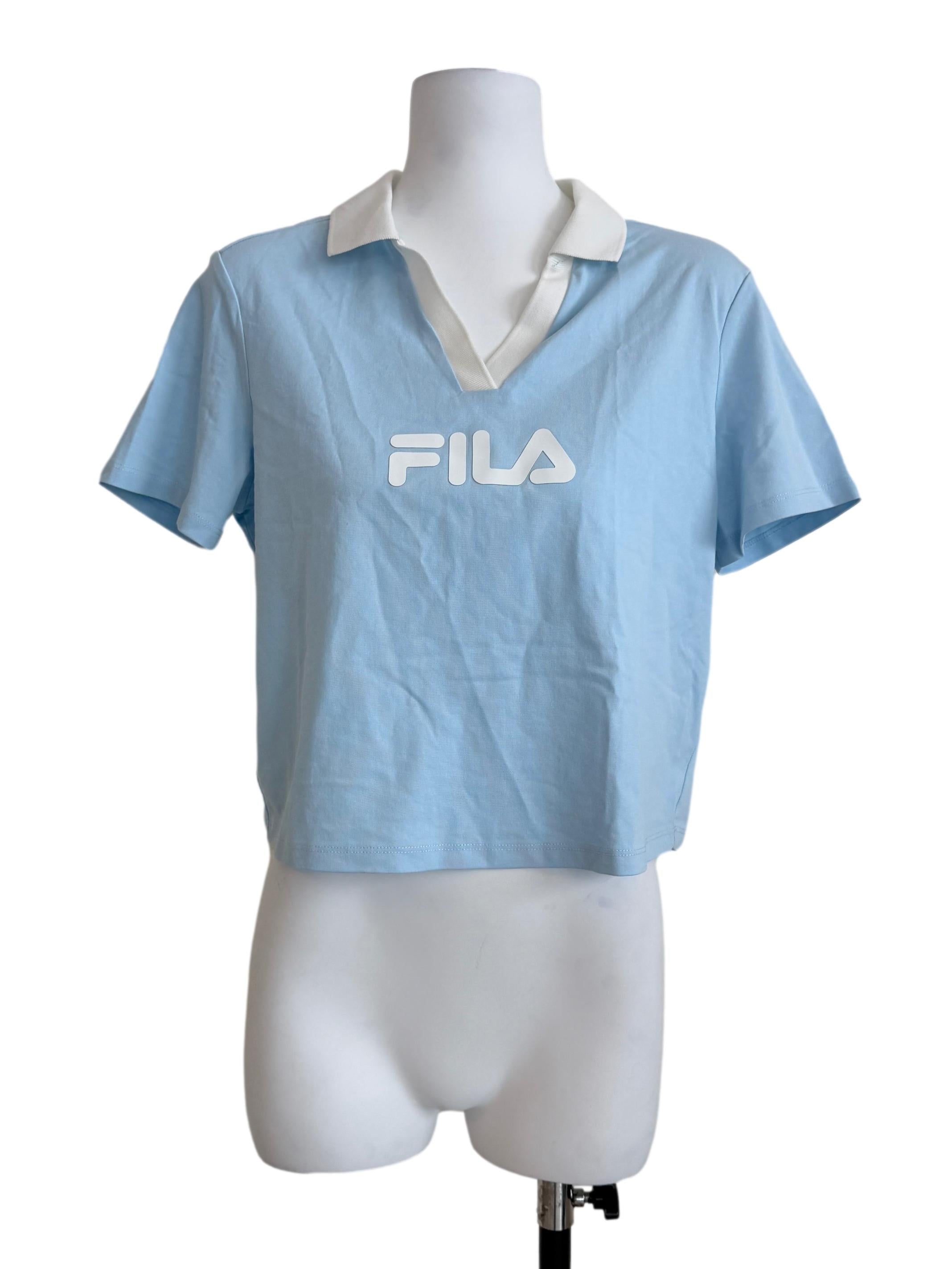 Sky Blue Collared Polo Tee