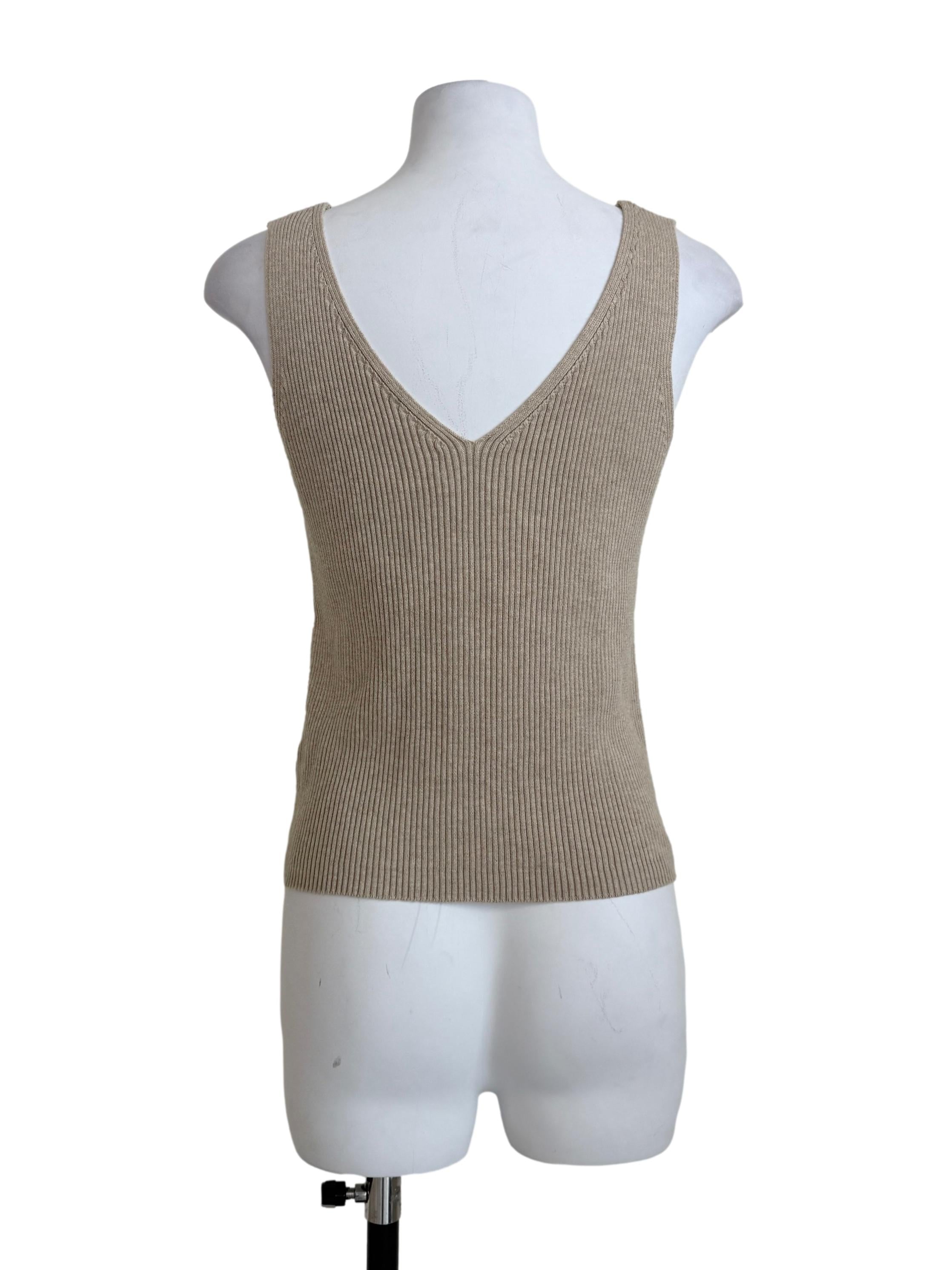 Tortilla Brown Knit Top