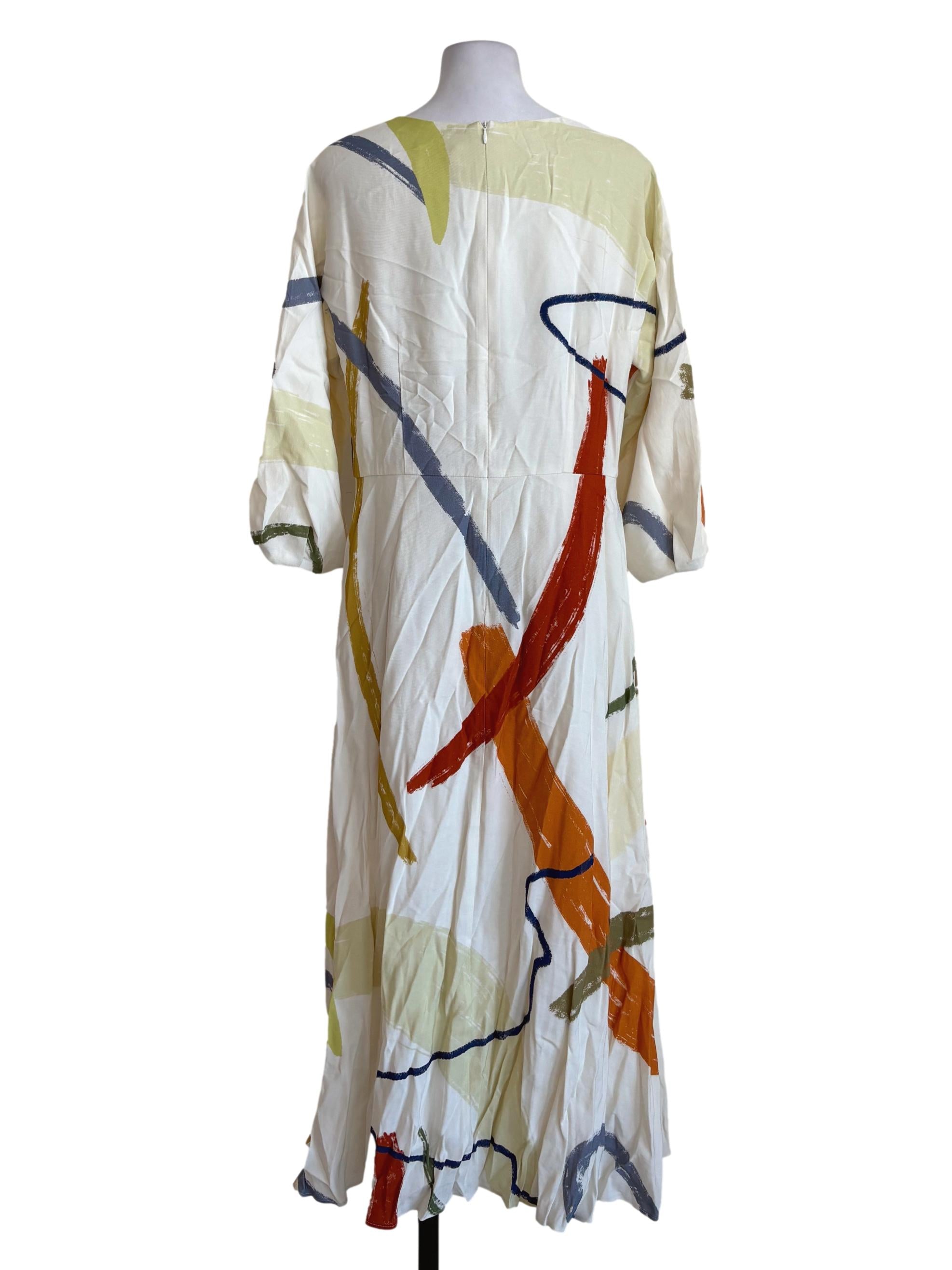 Courtyard Straight-Neck Dress OSN