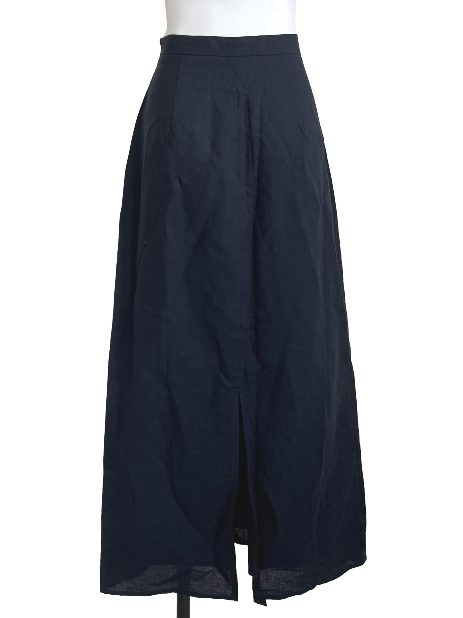 Navy Blue A-Line Skirt OSN