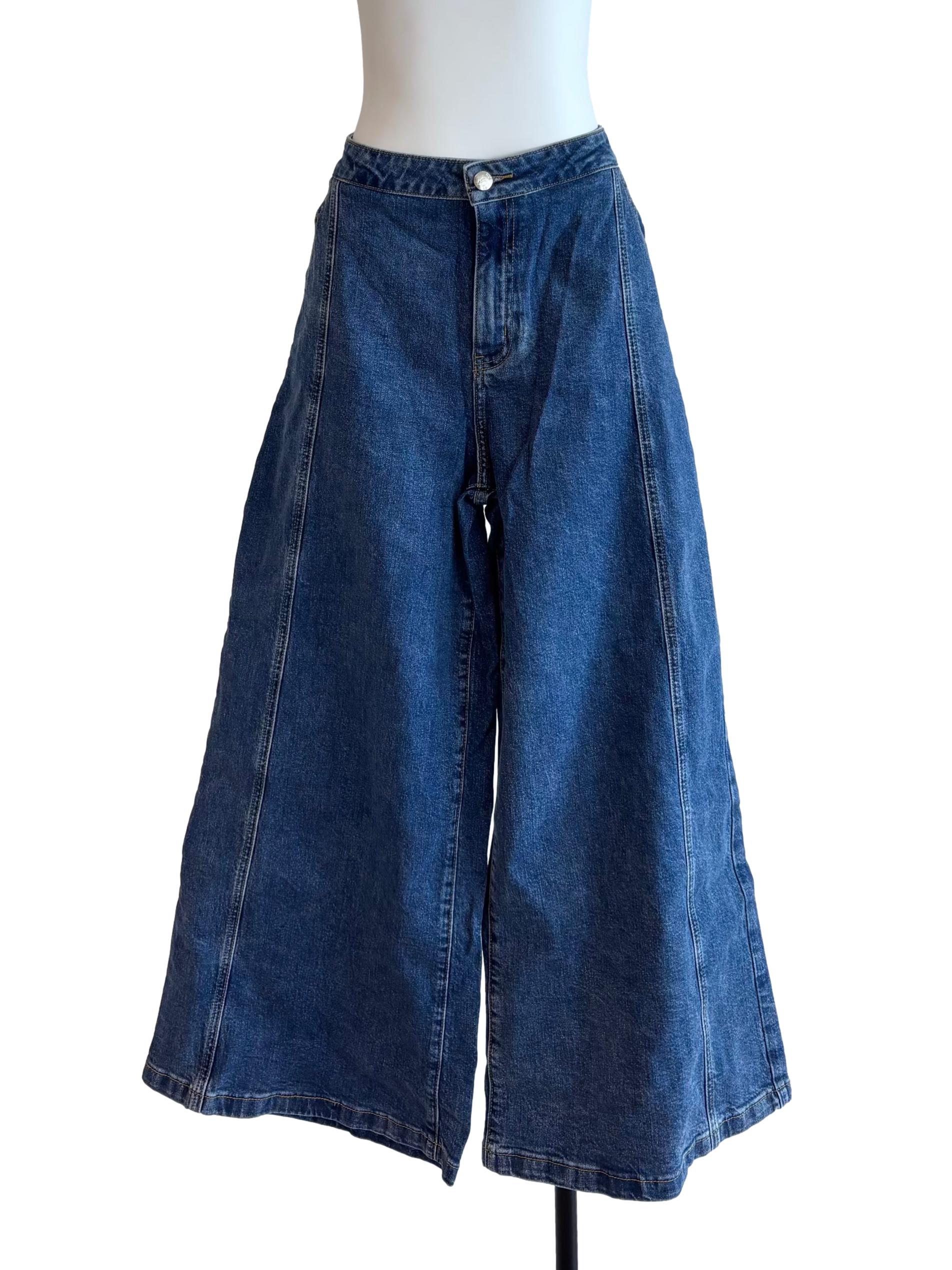 Denim Blue Baggy Jeans