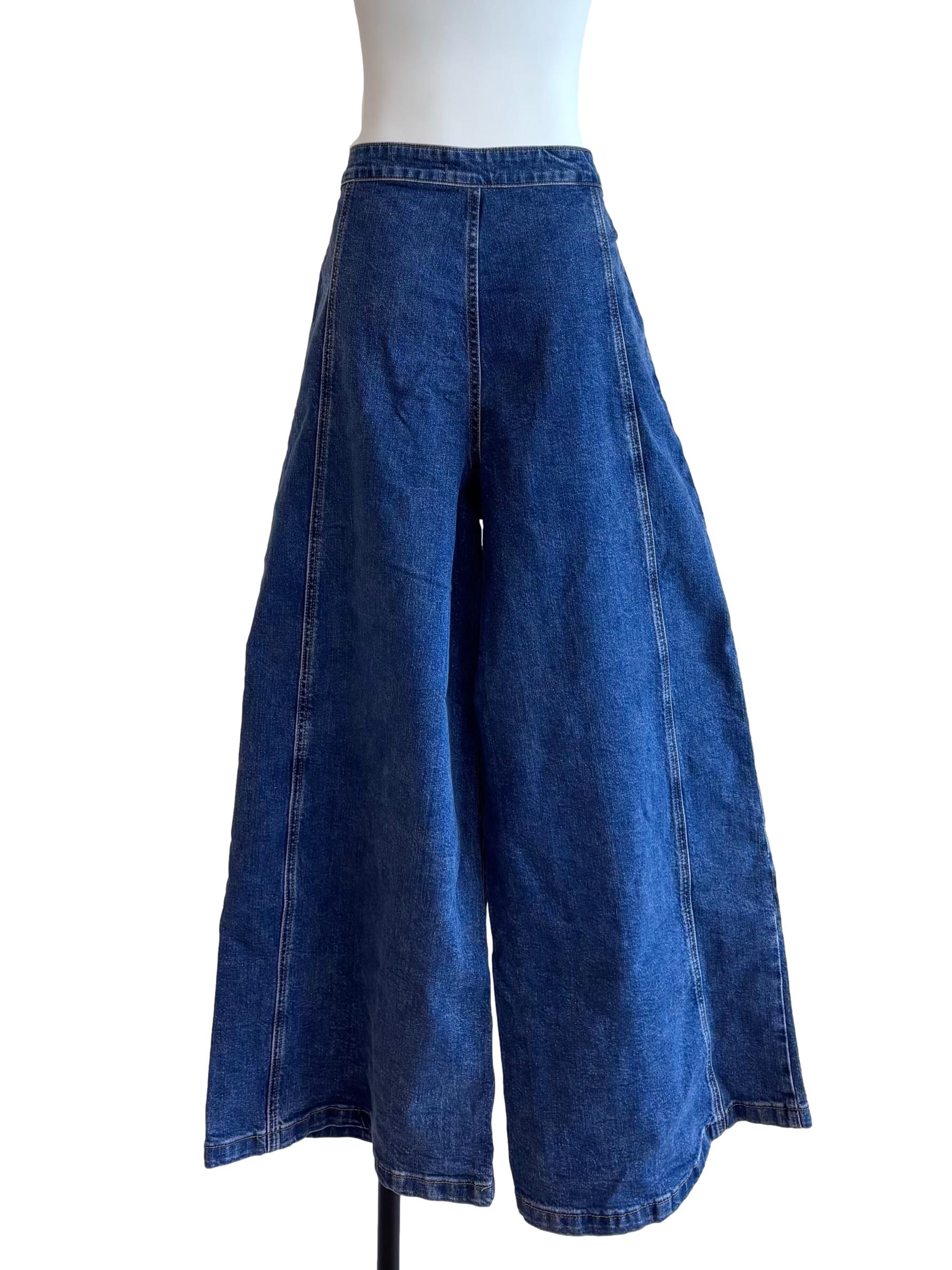 Denim Blue Baggy Jeans