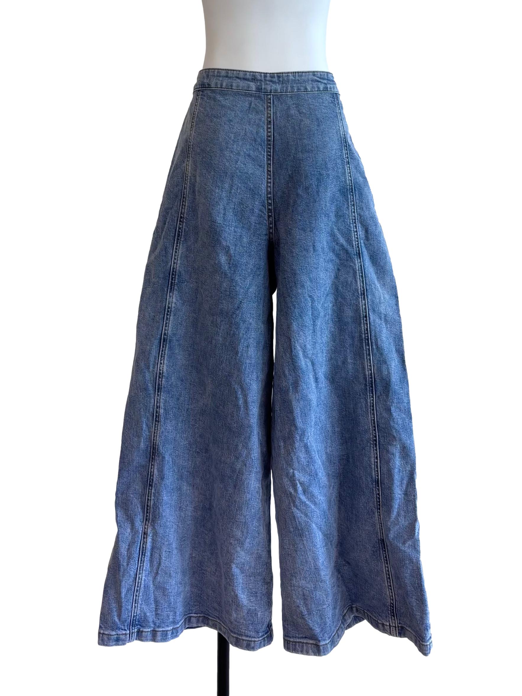 Light Blue Denim Baggy Jeans