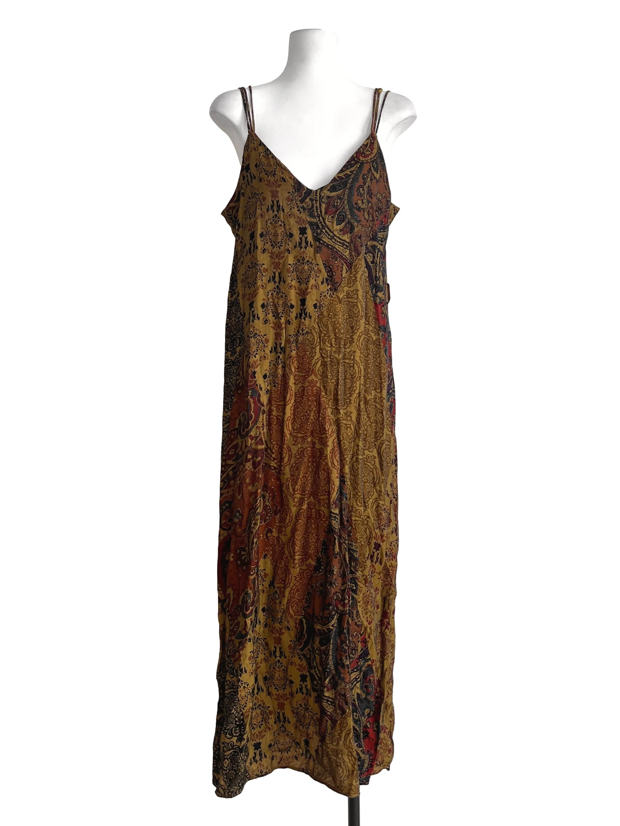 Peanut Brown Sweetheart Sleeveless Slip Dress