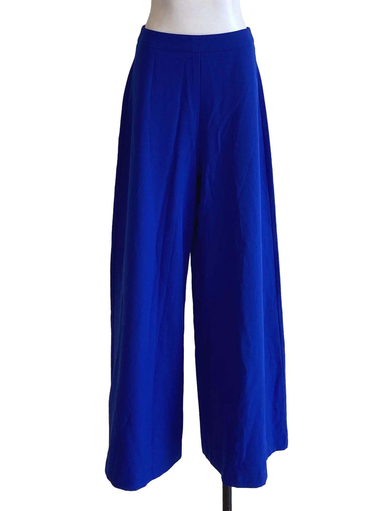 Royal Blue High Waisted Loose Flowy Pants
