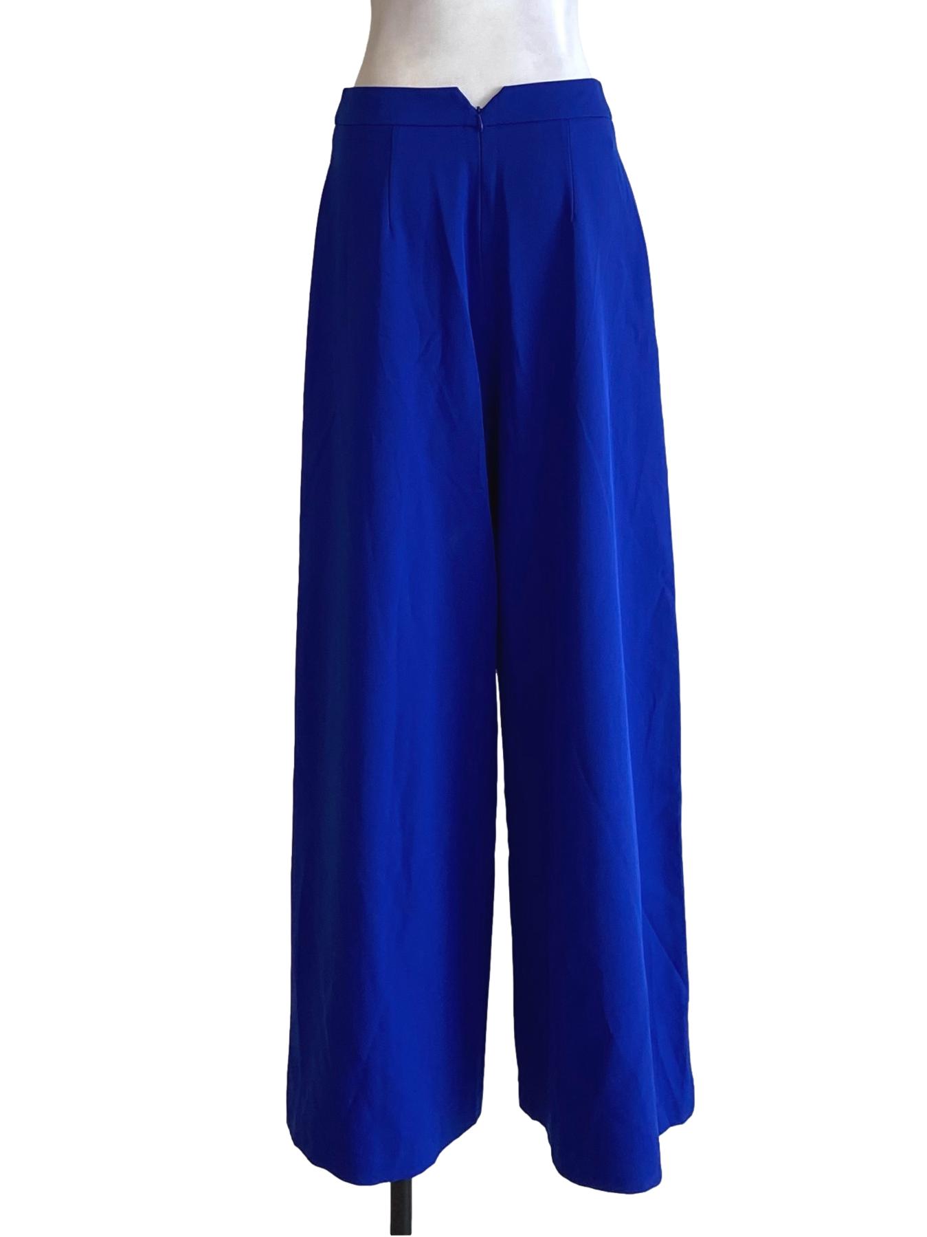 Royal Blue High Waisted Loose Flowy Pants