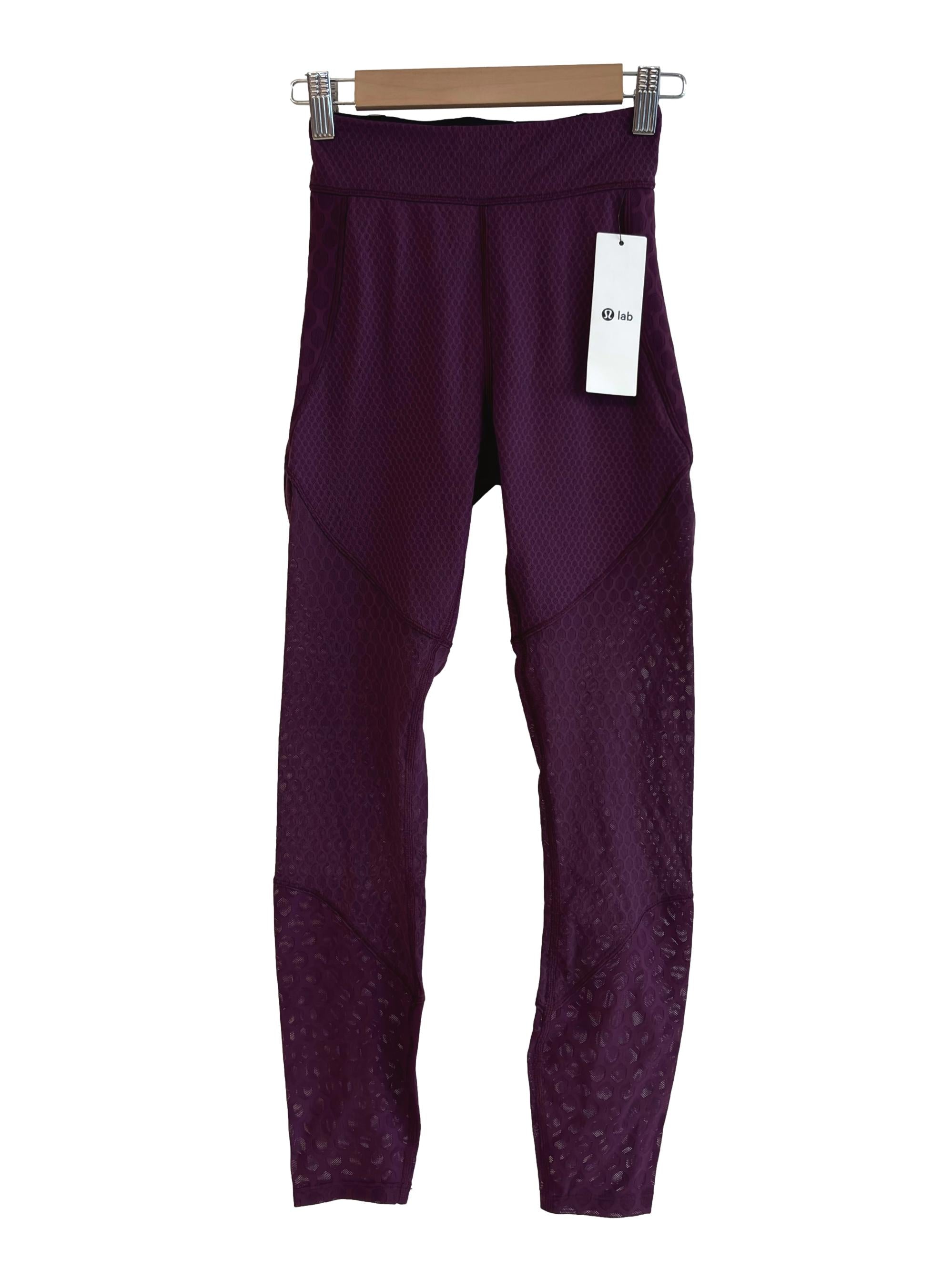 Plum Purple Geo Tight