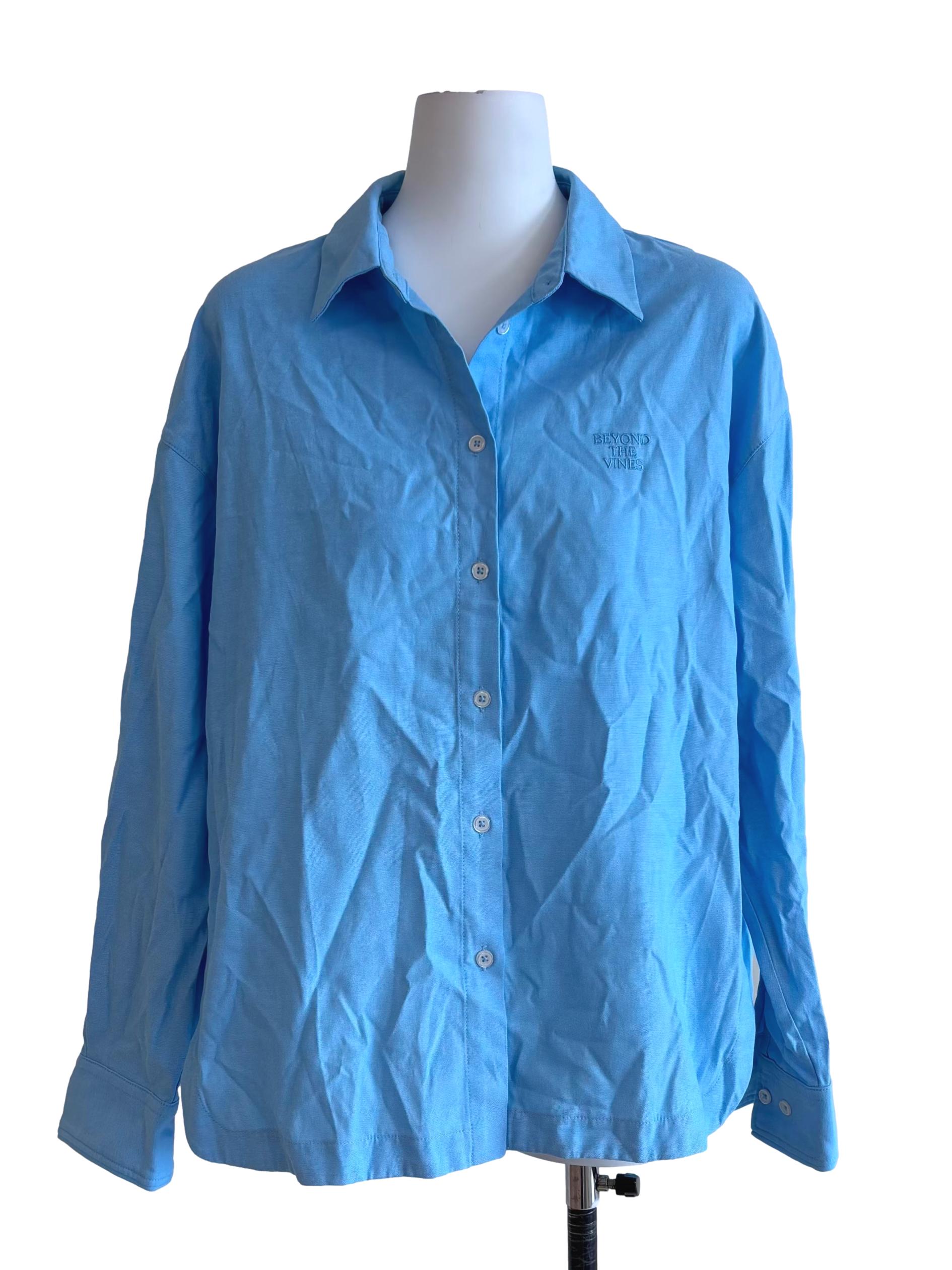Light Blue Oxford Long Sleeve Shirt