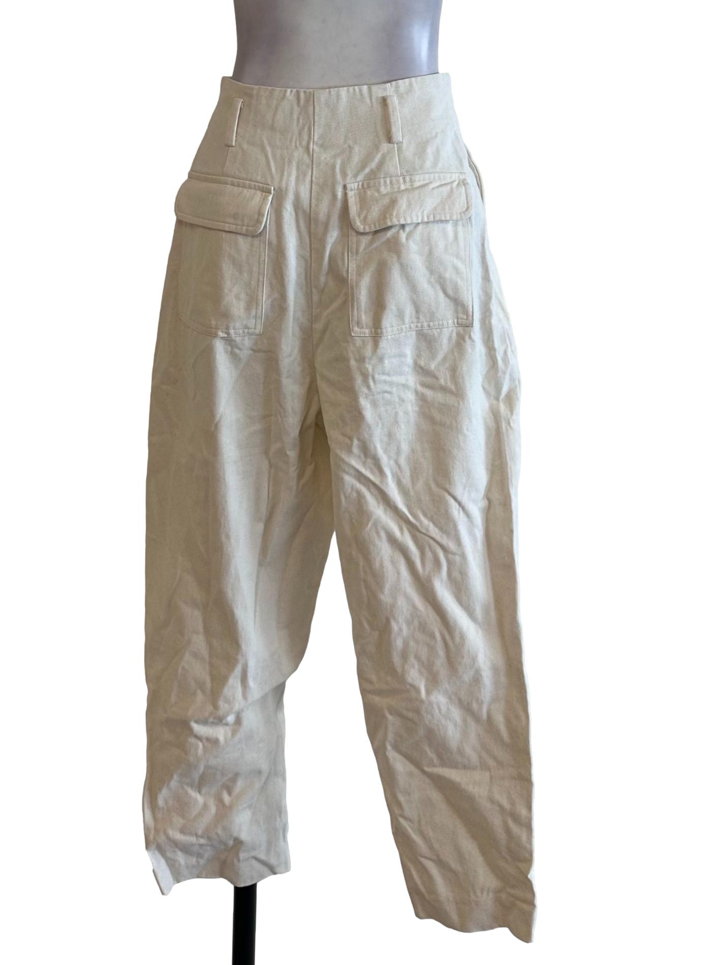 Off White Bermuda Pants