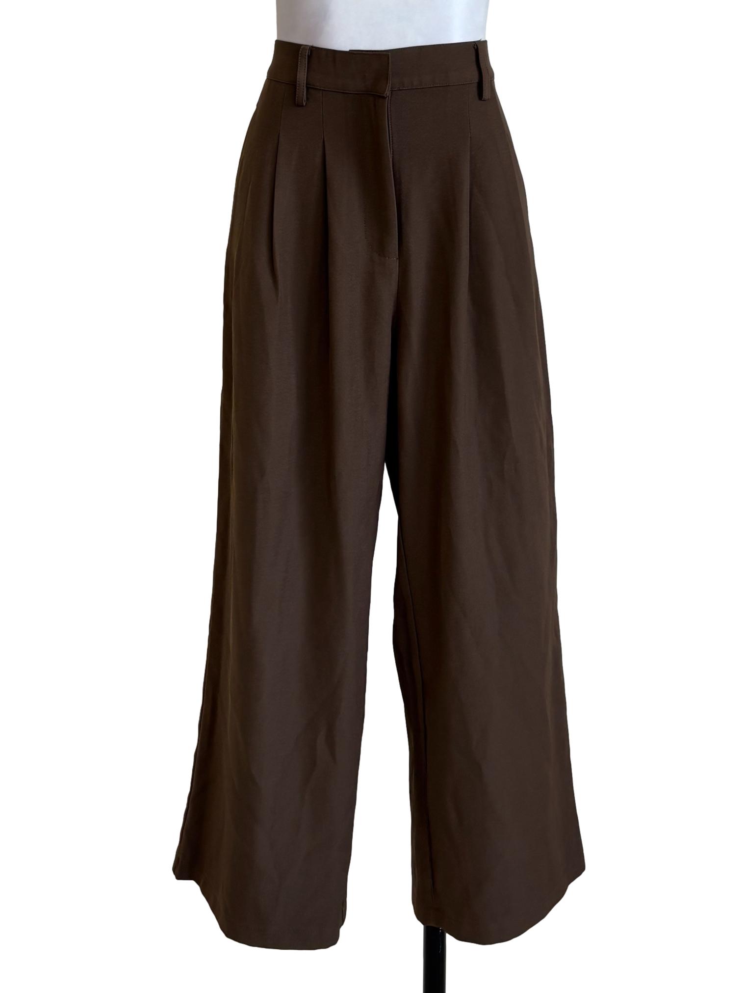 Tawny Pleated Formal Pants