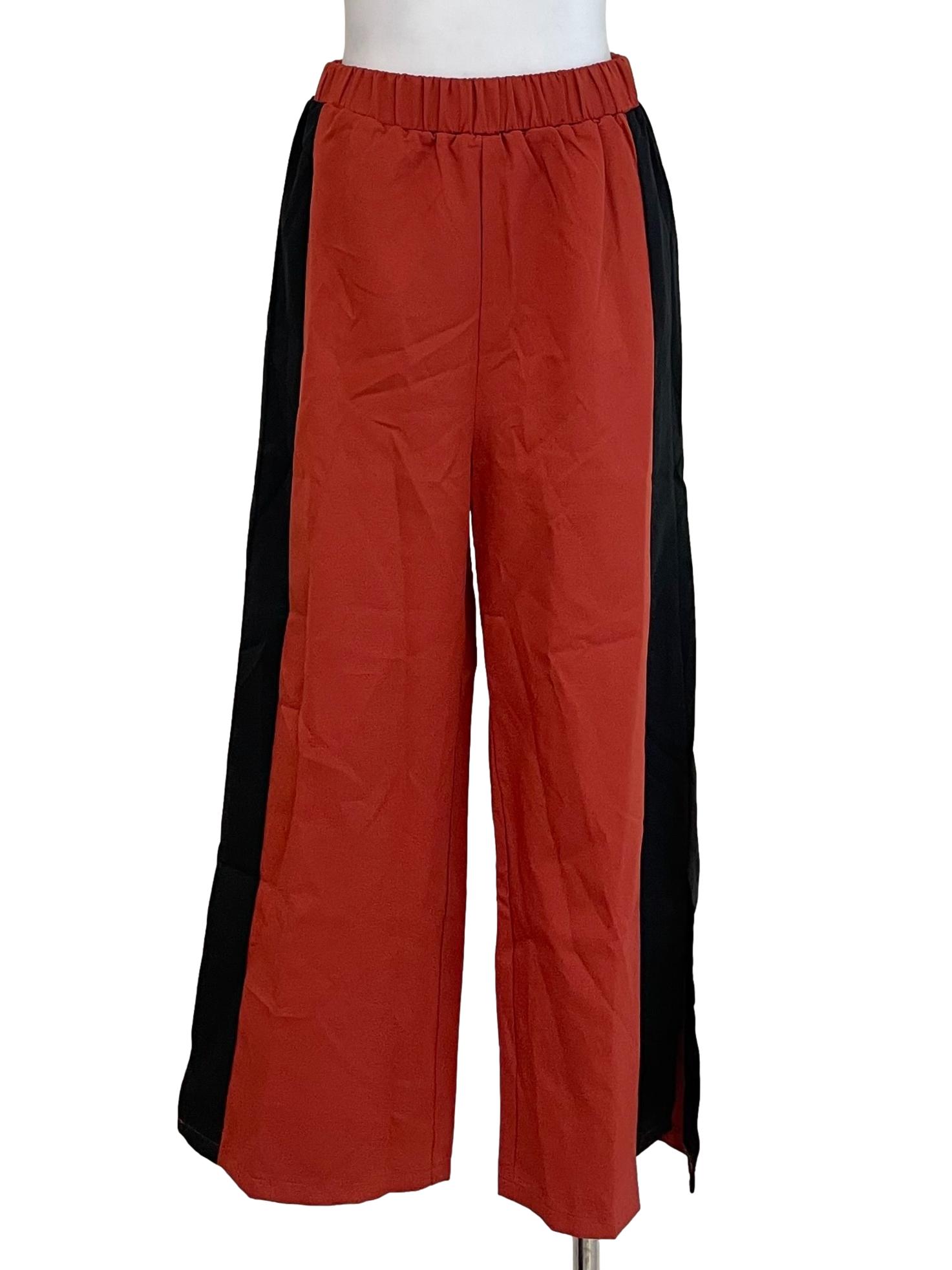 Fire & Black Track Pants