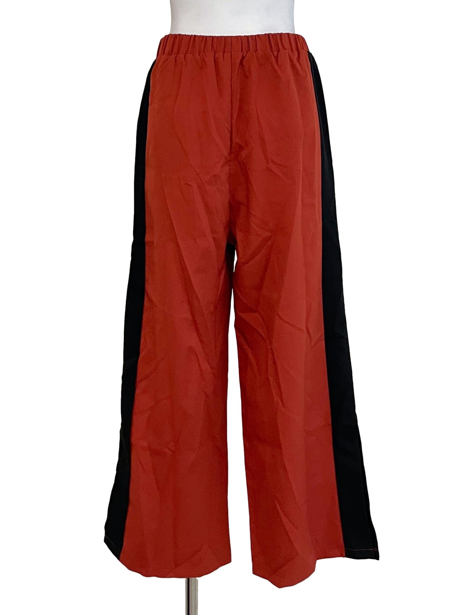 Fire & Black Track Pants