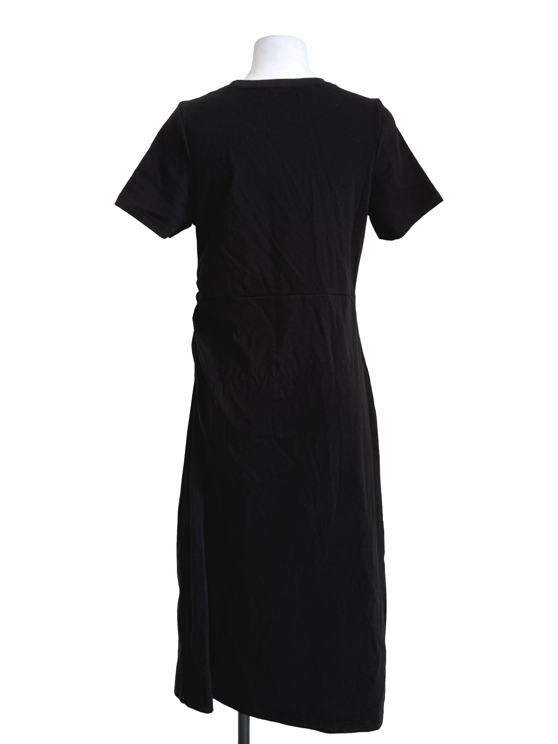 Black Short Sleeves Tee Dress