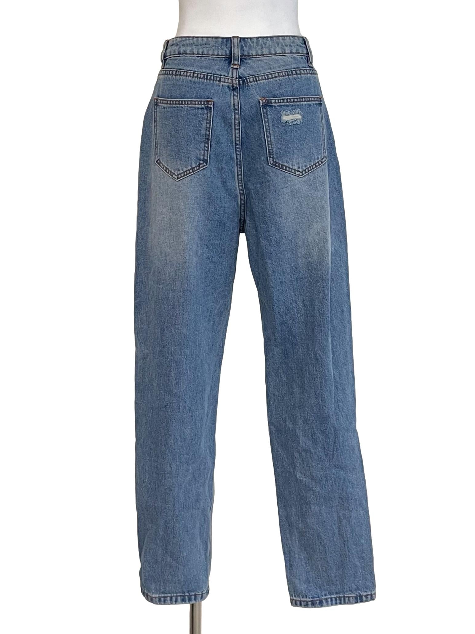 Blue Ripped Jeans