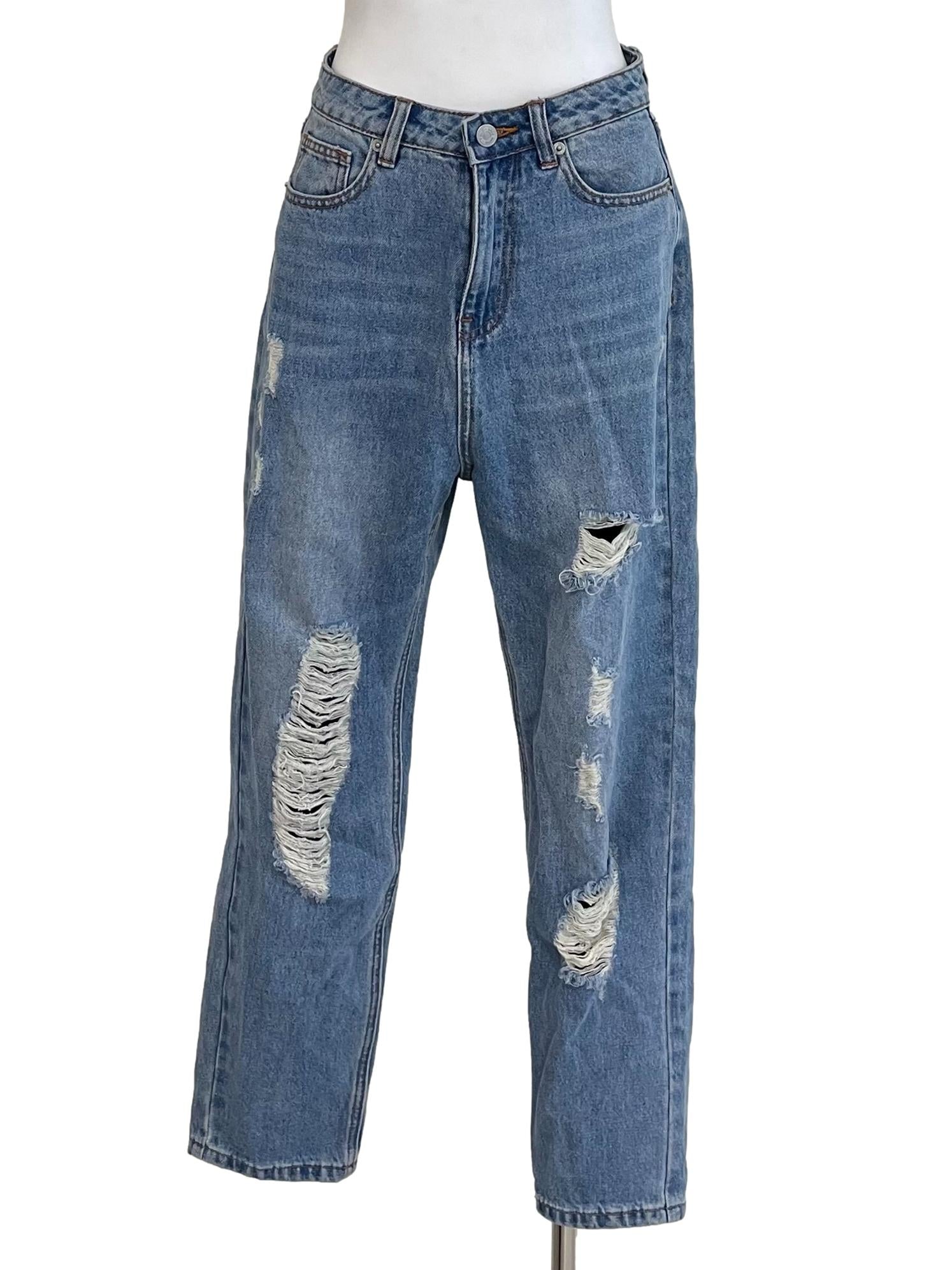 Blue Ripped Jeans