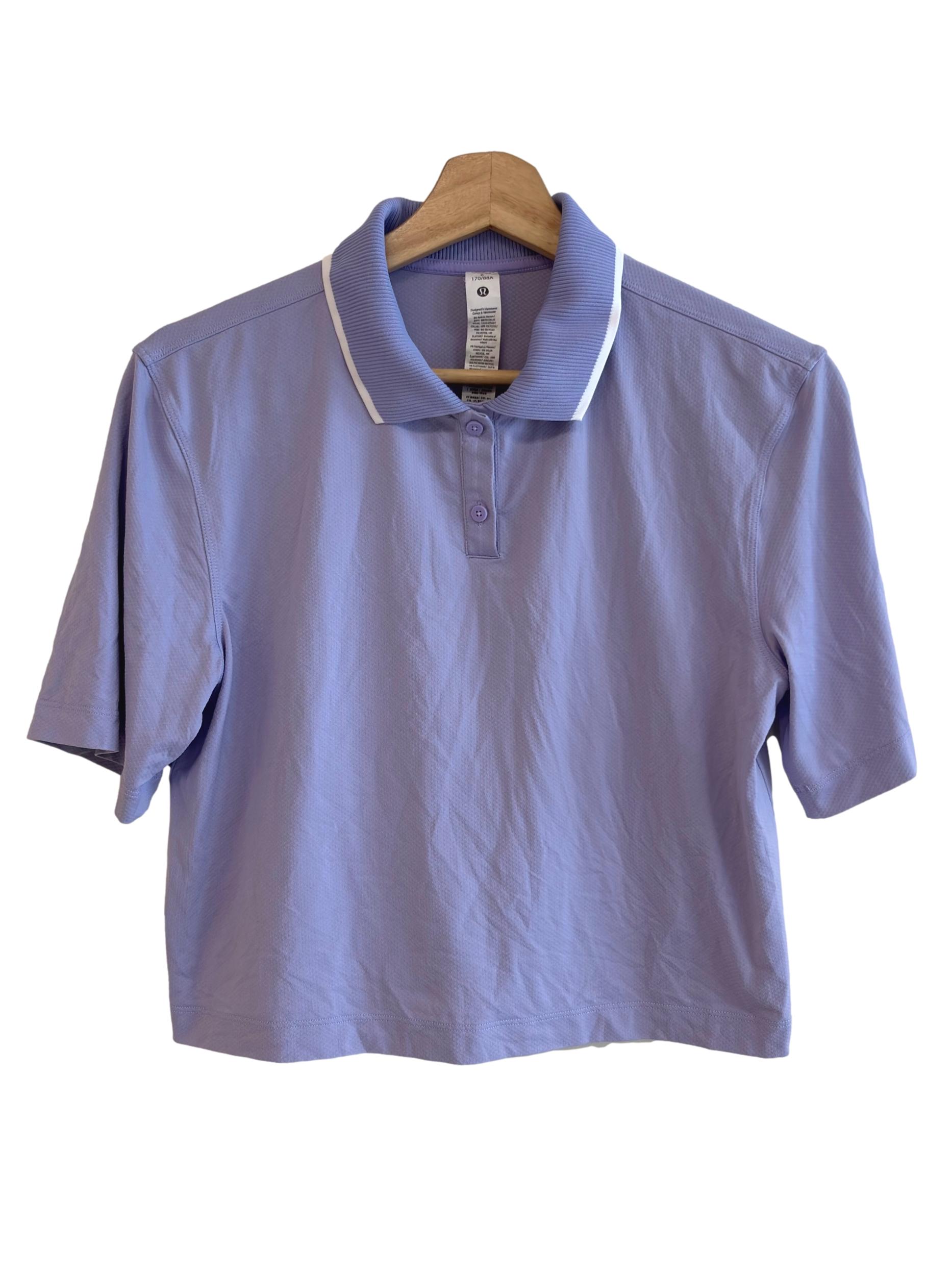 Lilac Purple Collared Top