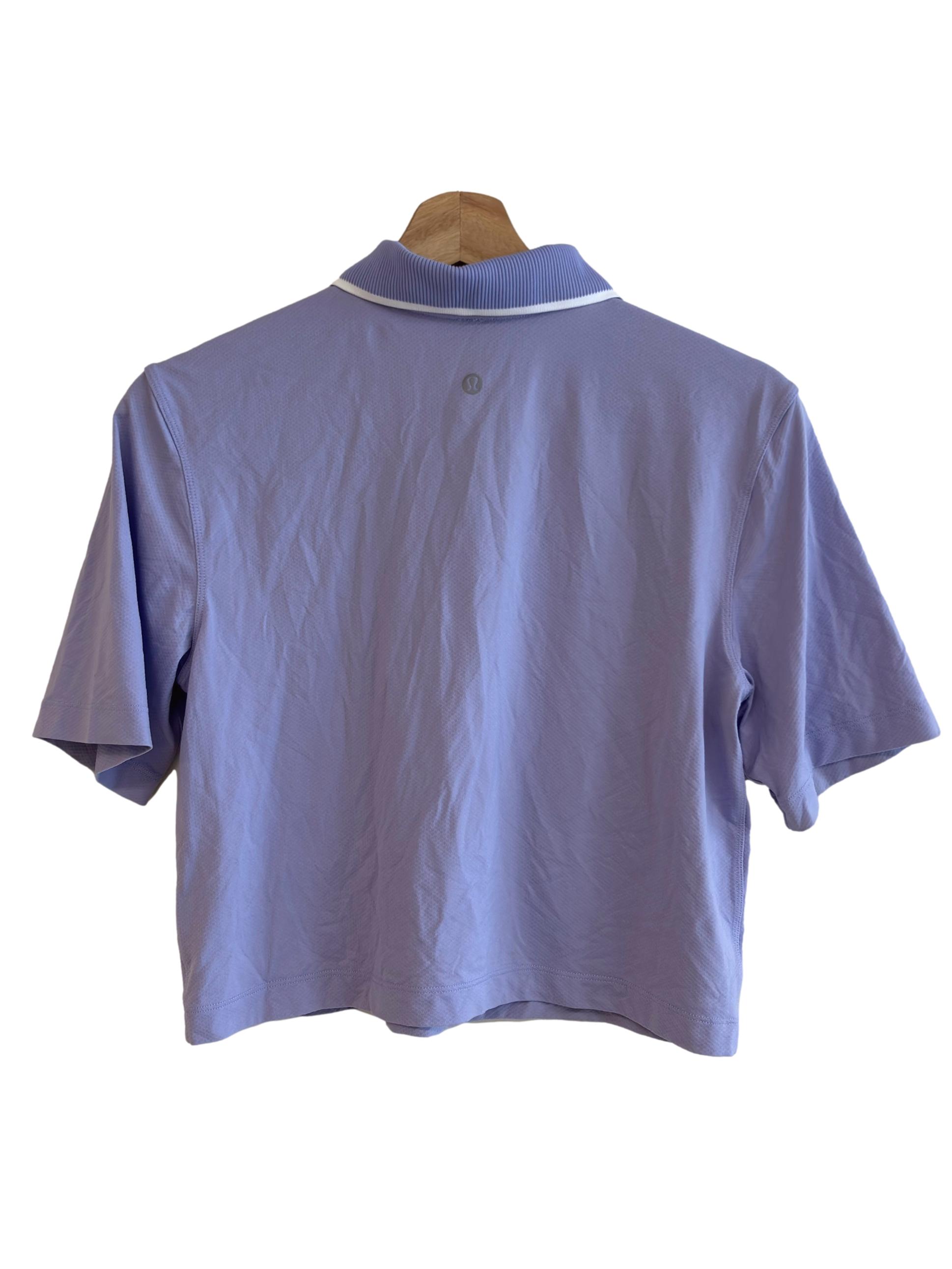 Lilac Purple Collared Top