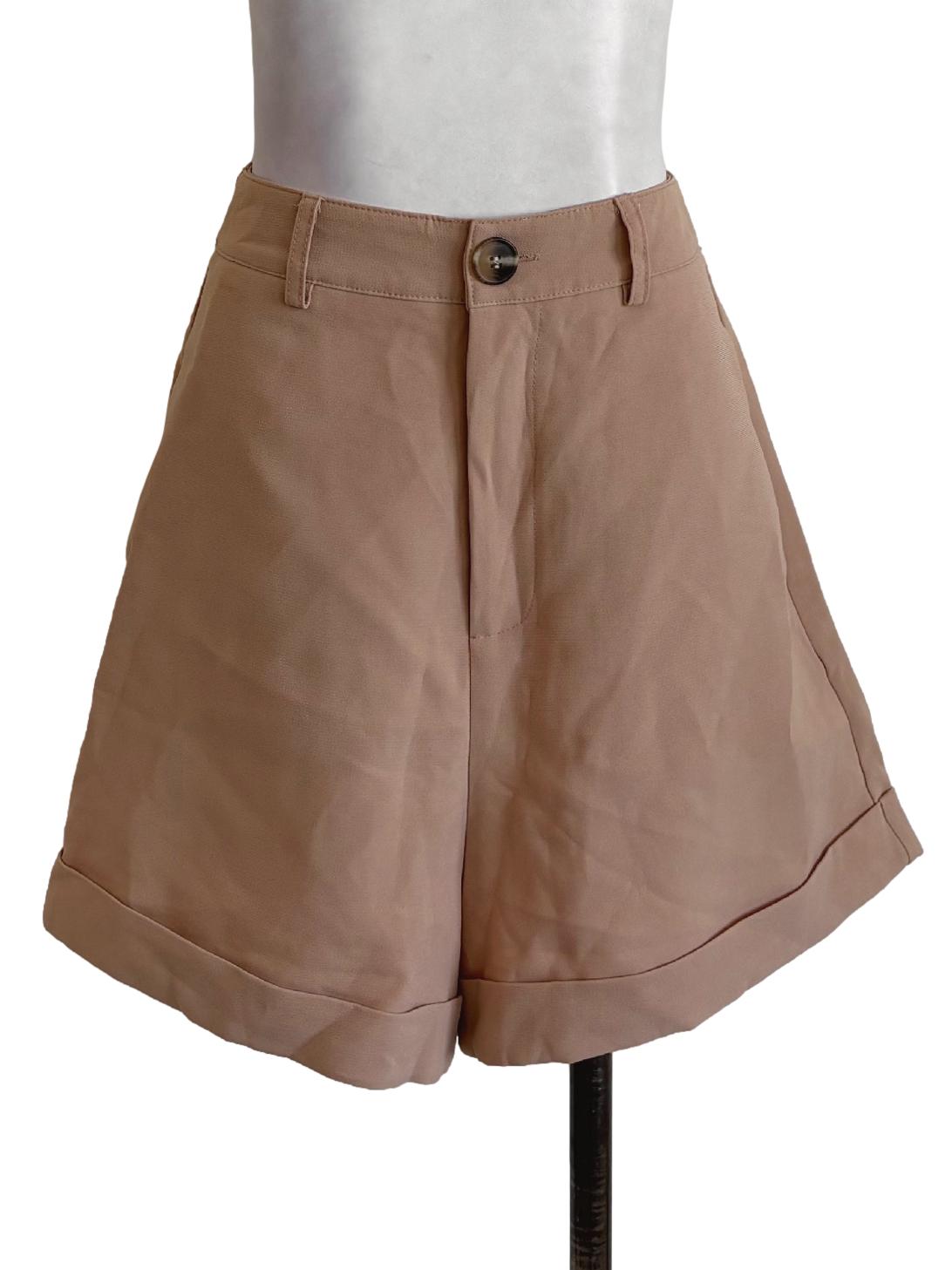 Sepia Cuffed Leg Shorts