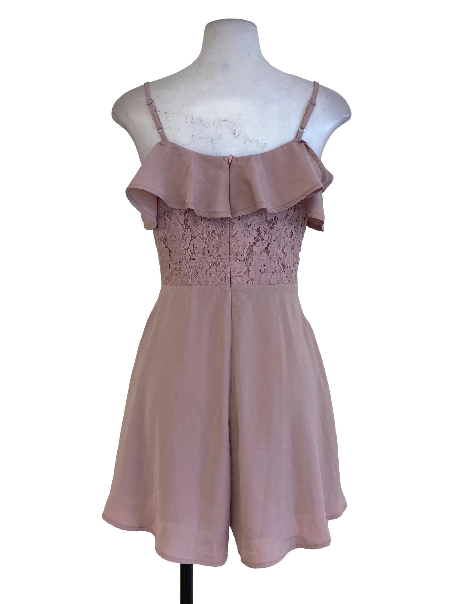 Pink Laced Rompers