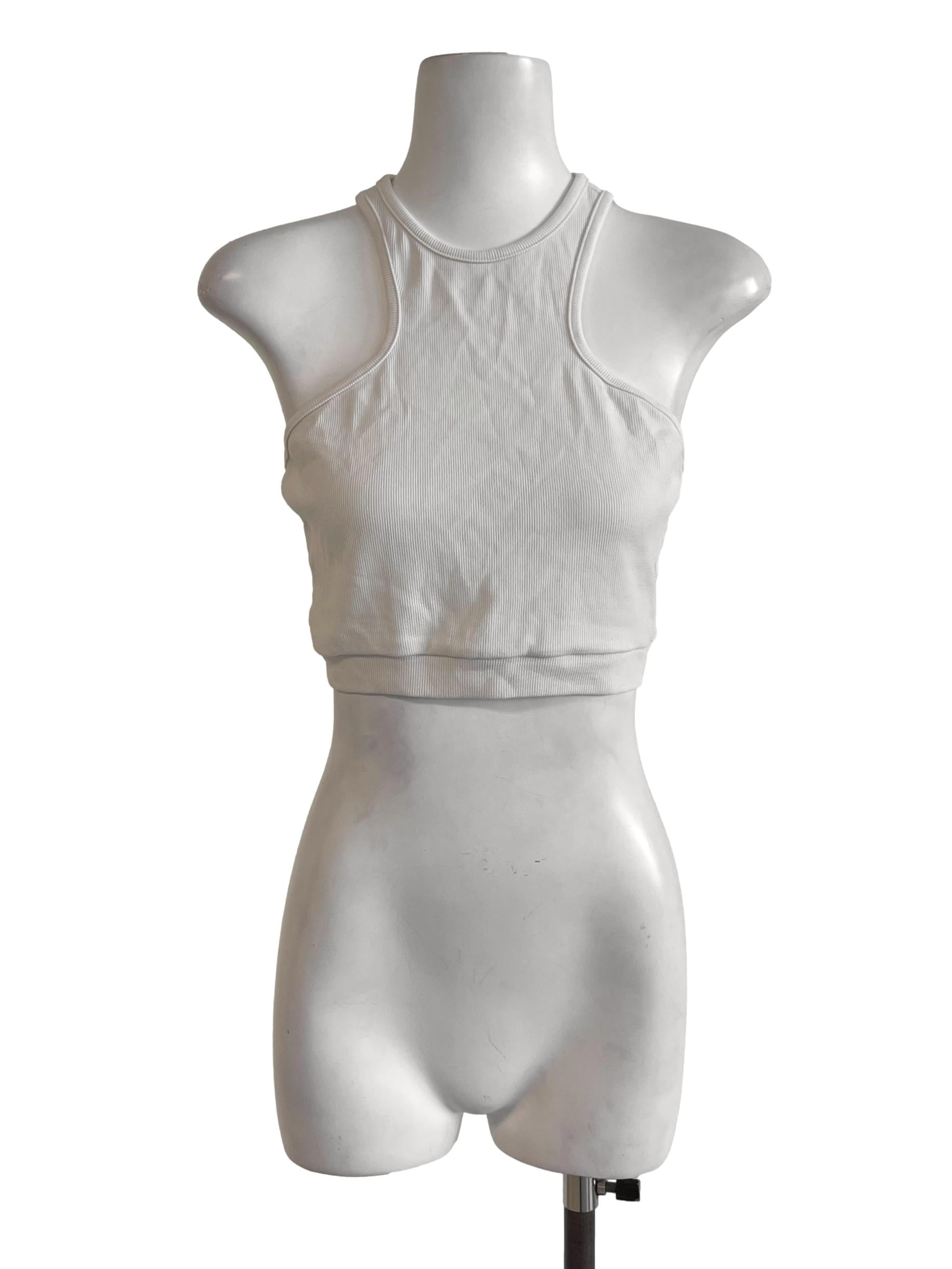 White Fit Tank Top