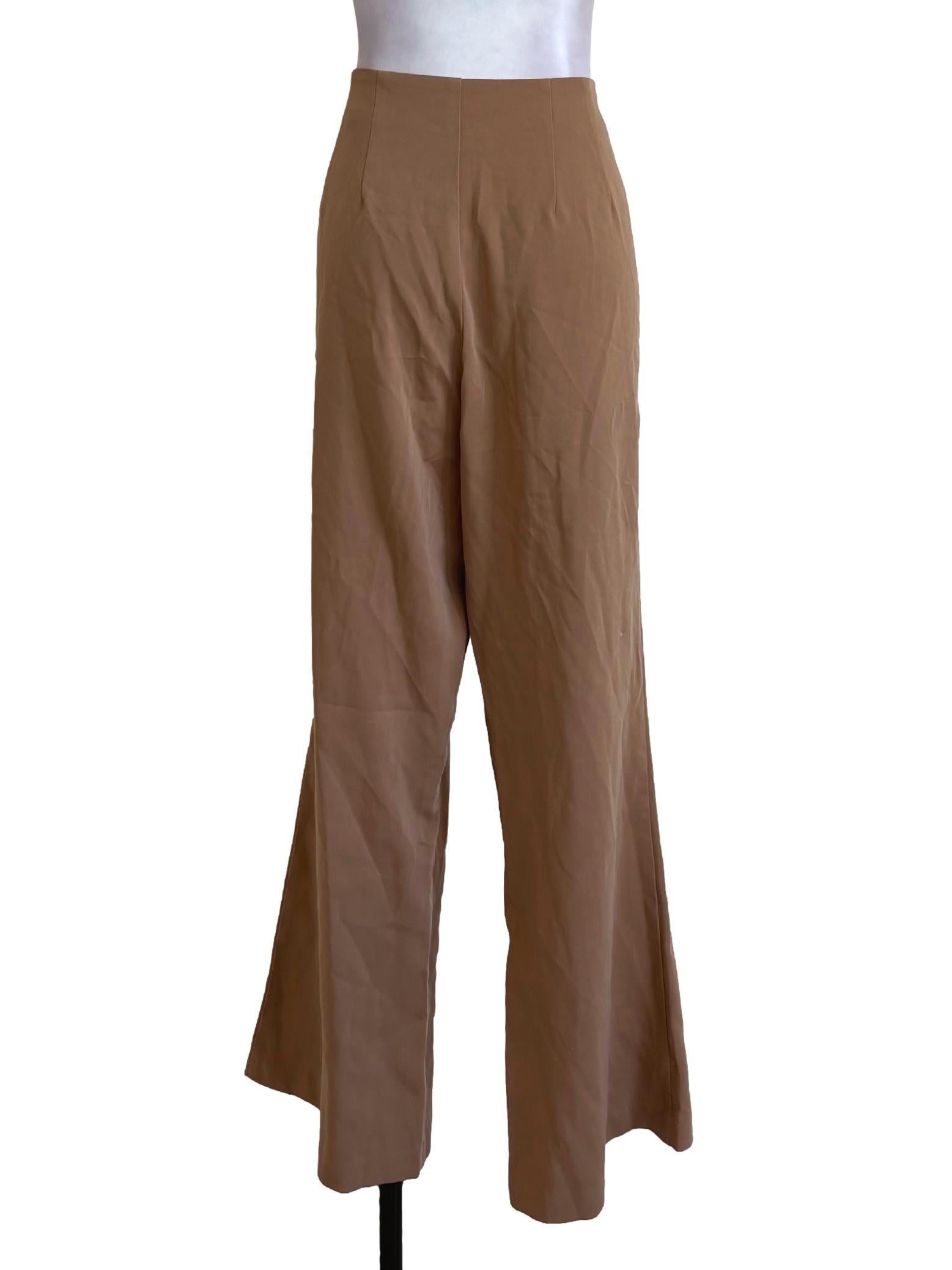 Peanut Brown Flare Pants