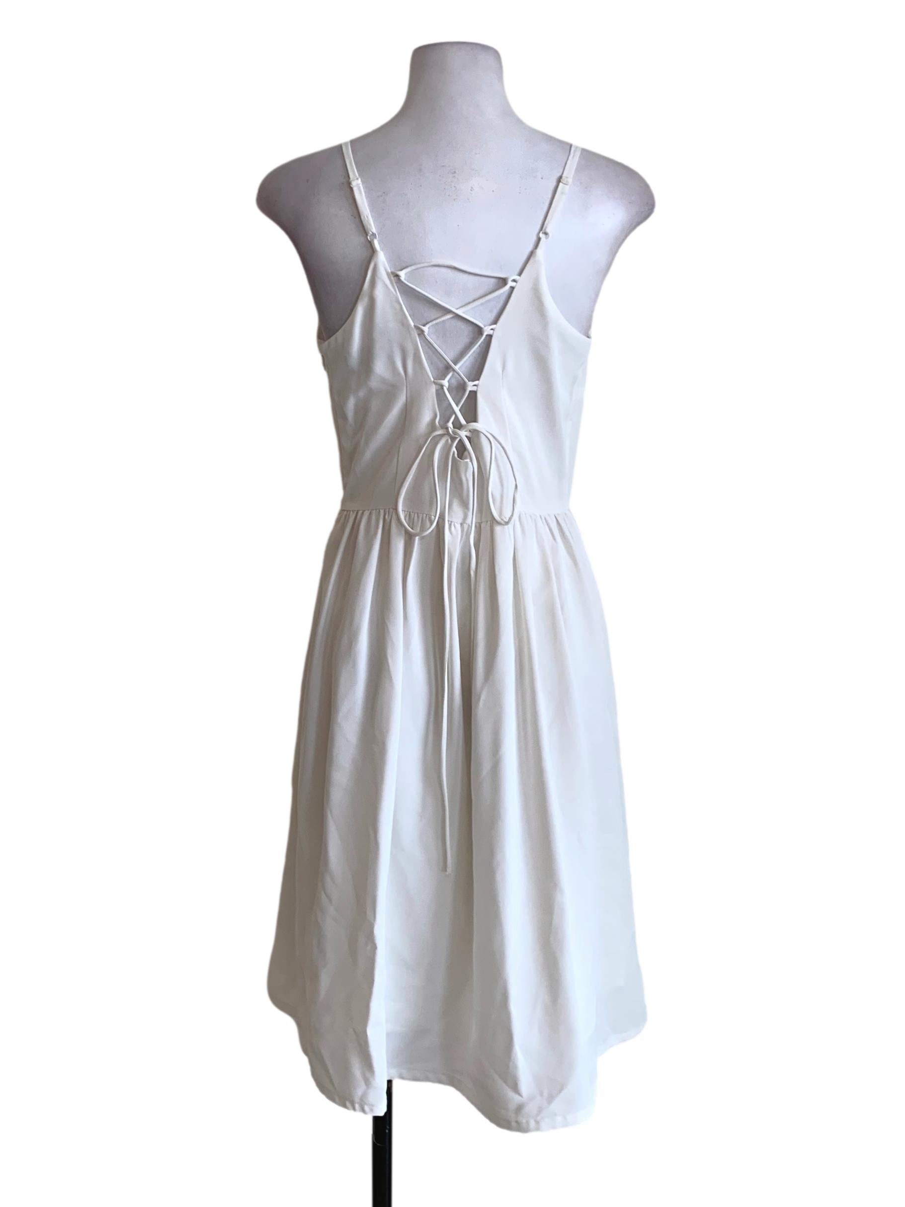 Ivory White A-Line Dress