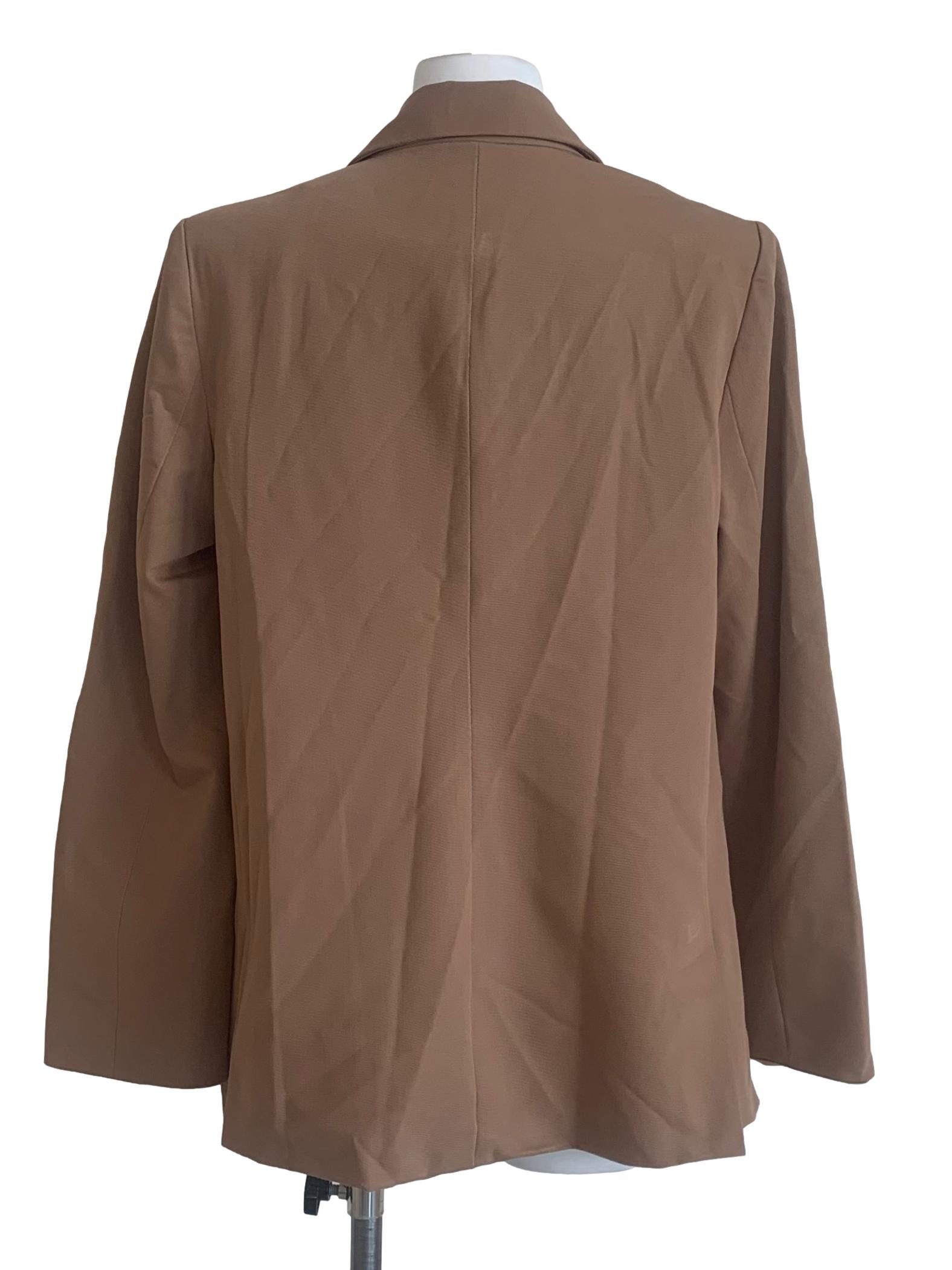 Tortilla Brown Double Breasted Blazer