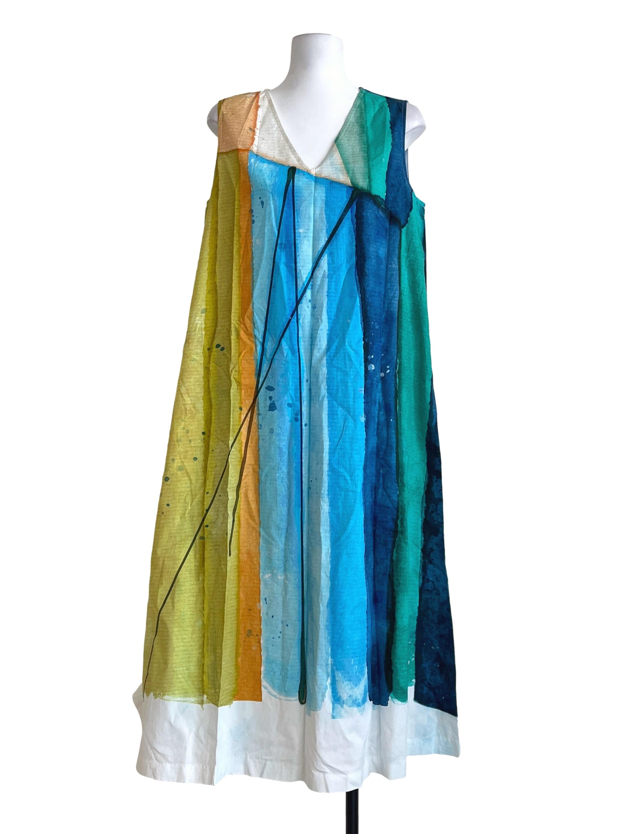 Emerald Green V-Neck Tent Dress